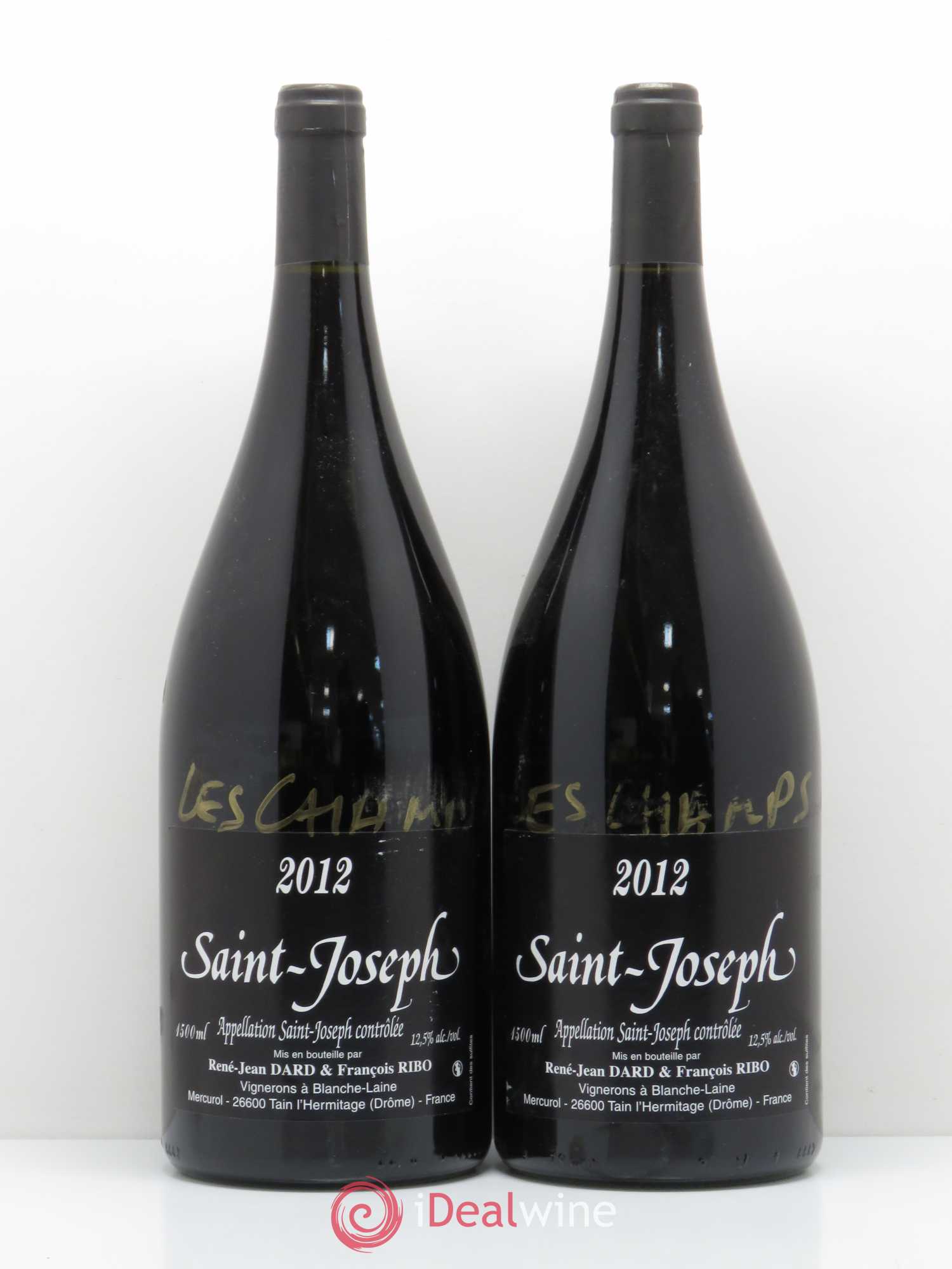 Saint-Joseph Les Champs Dard et Ribo 2012 - Posten von 2 Magnum - 0