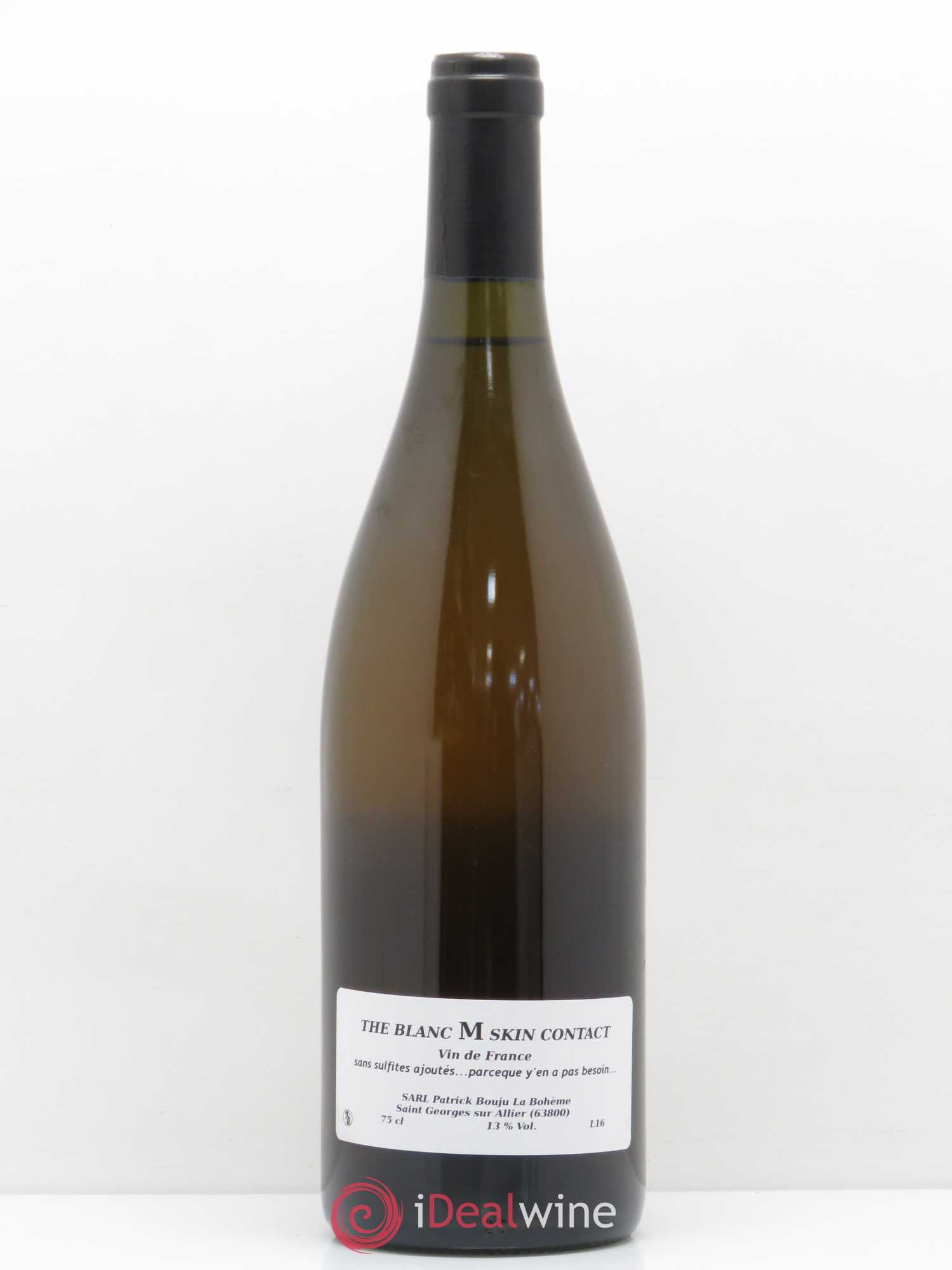 Vin de France The Blanc M Skin Contact Patrick bouju - Lot de 1 bouteille - 1