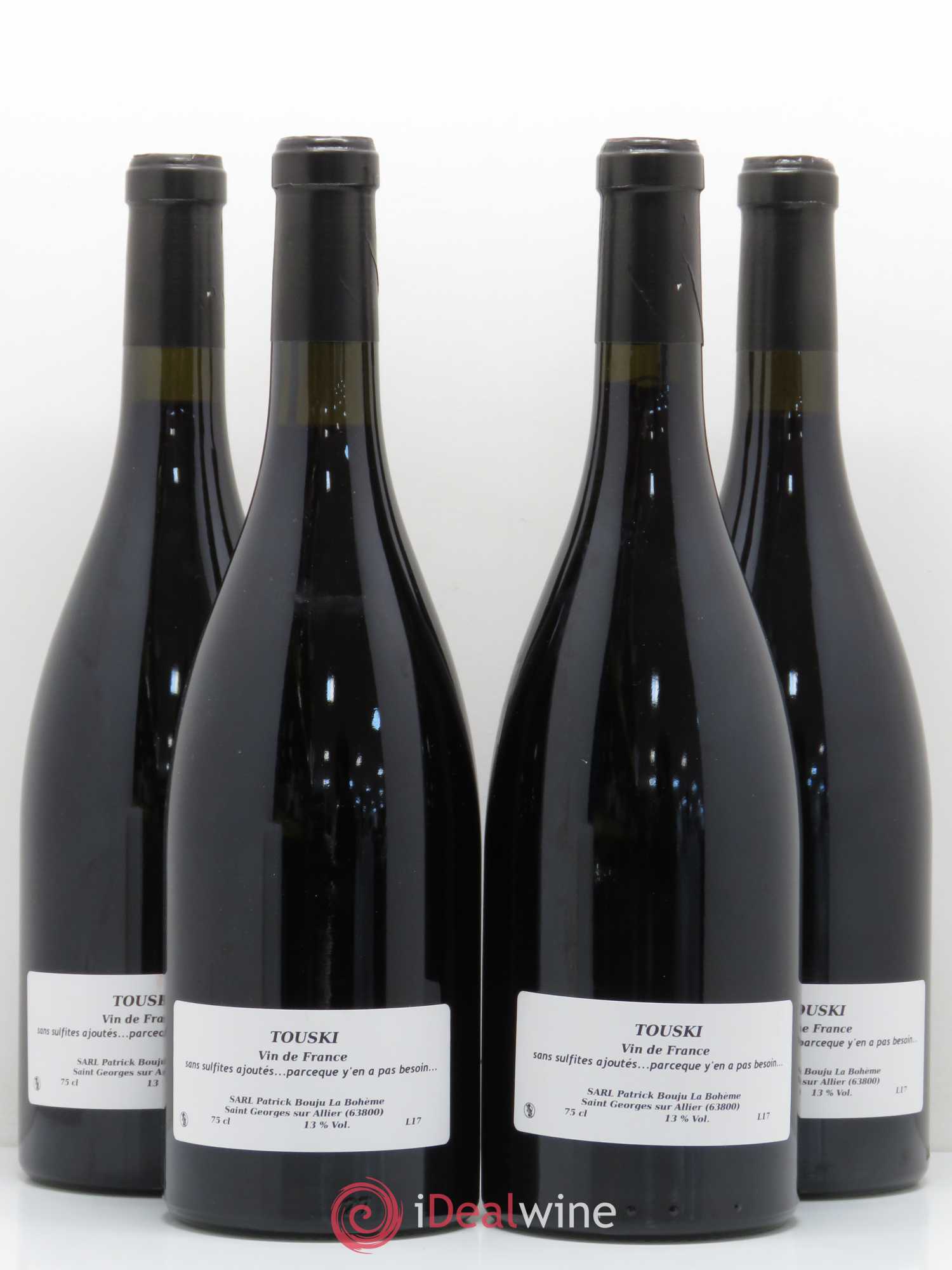 Vin de France Touski Patrick Bouju - Posten von 4 Flaschen - 1