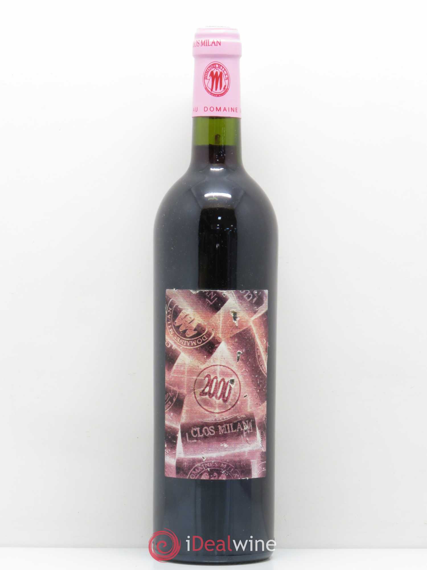 Baux de Provence Clos Milan Henri Milan 2000 - Lot de 1 bouteille - 0