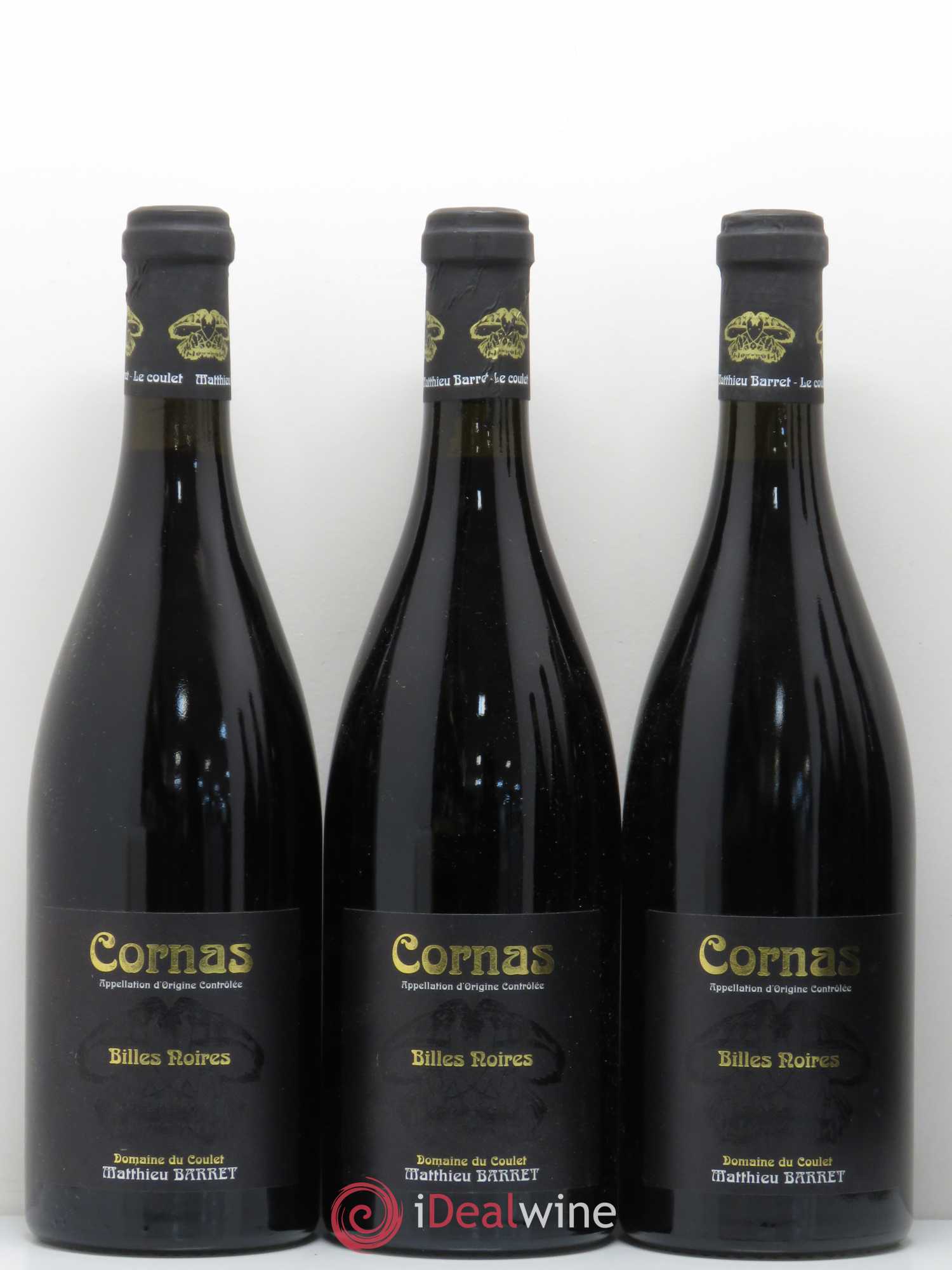 Cornas Billes Noires Coulet (Domaine du) - Matthieu Barret 2009 - Lot de 6 bouteilles - 1