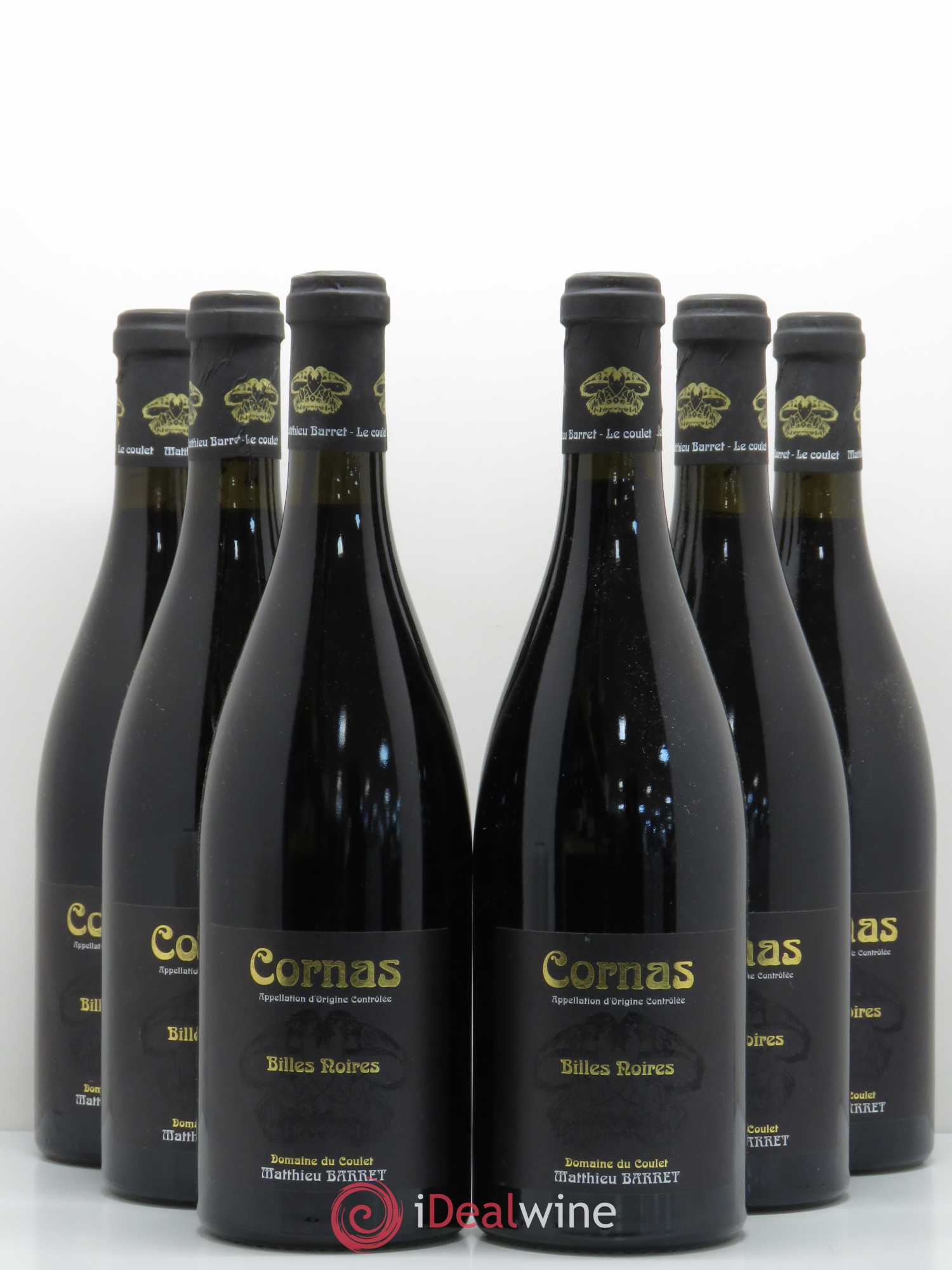 Cornas Billes Noires Coulet (Domaine du) - Matthieu Barret 2009 - Lot de 6 bouteilles - 0