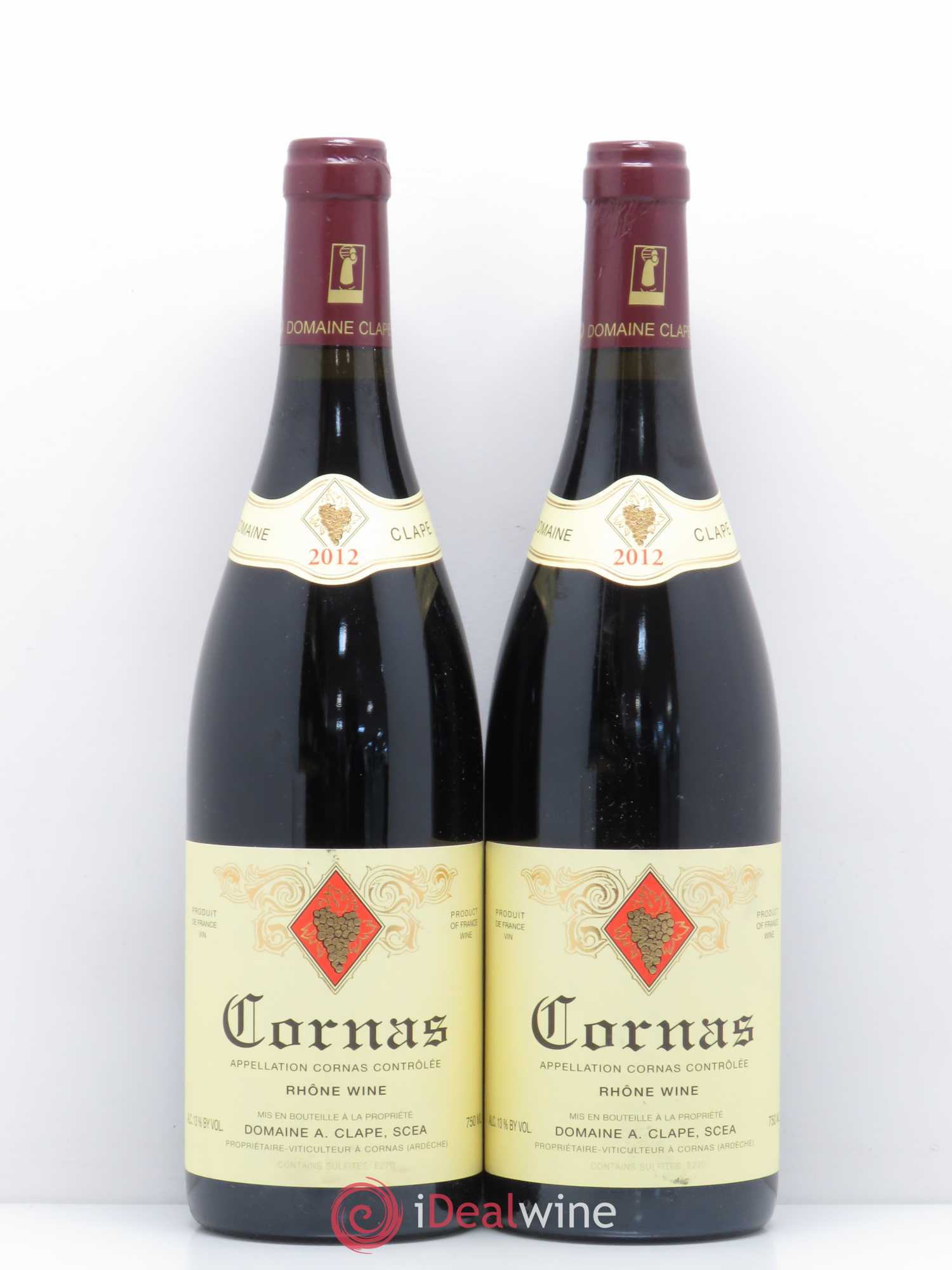 Cornas Auguste Clape 2012 - Lot de 2 bouteilles - 0