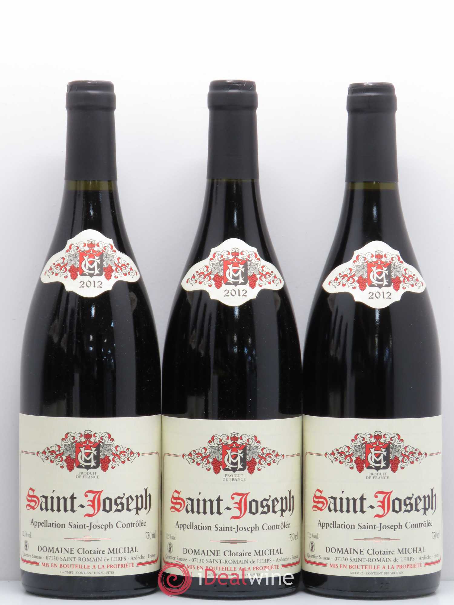 Saint-Joseph Michal 2012 - Lot de 6 bouteilles - 1