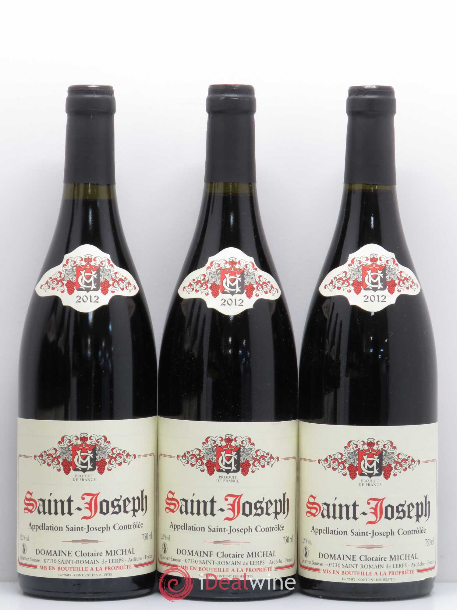 Saint-Joseph Michal 2012 - Lot de 6 bouteilles - 1
