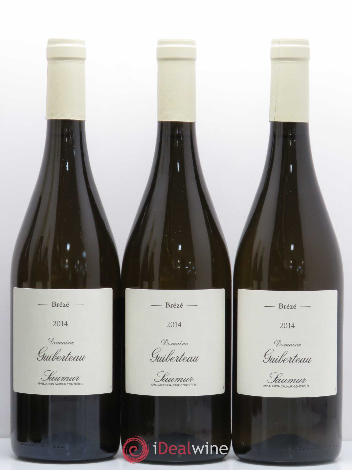 Saumur Brézé Domaine Guiberteau 2014 - Lot de 6 bouteilles - 1