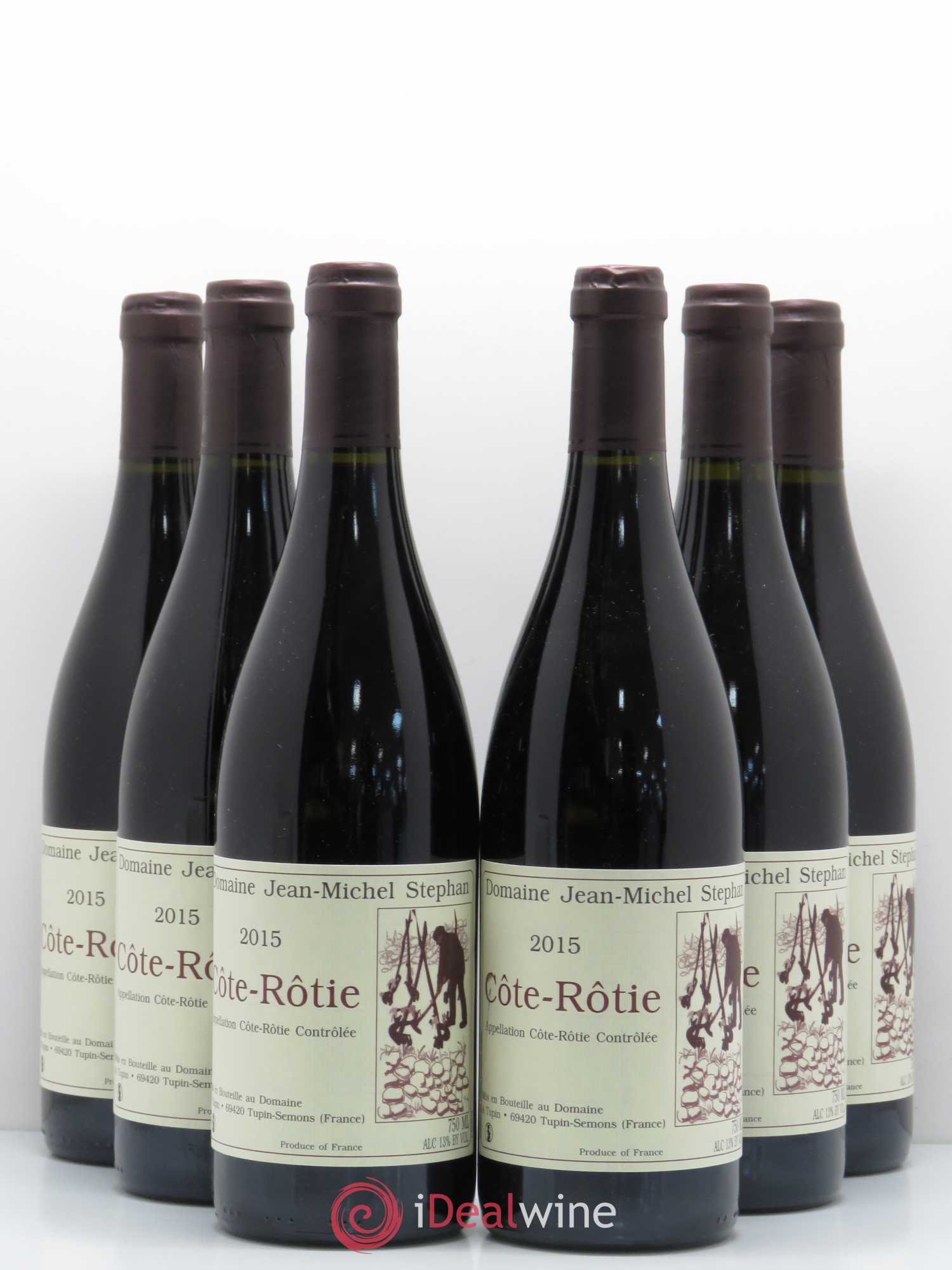 Côte-Rôtie Jean-Michel Stephan 2015 - Lot de 6 bouteilles - 0