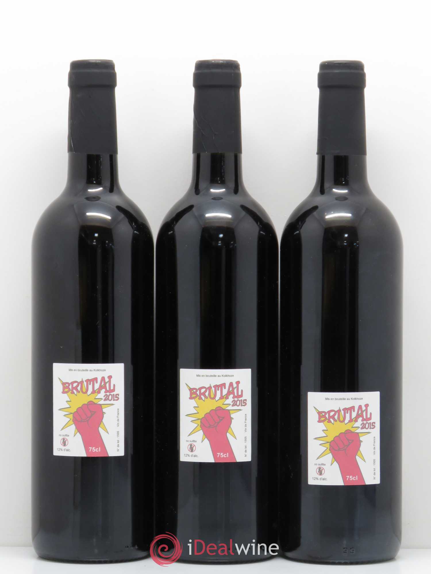 Vin de France Les vins du cabanon Brutal Catsex 2015 - Posten von 3 Flaschen - 1