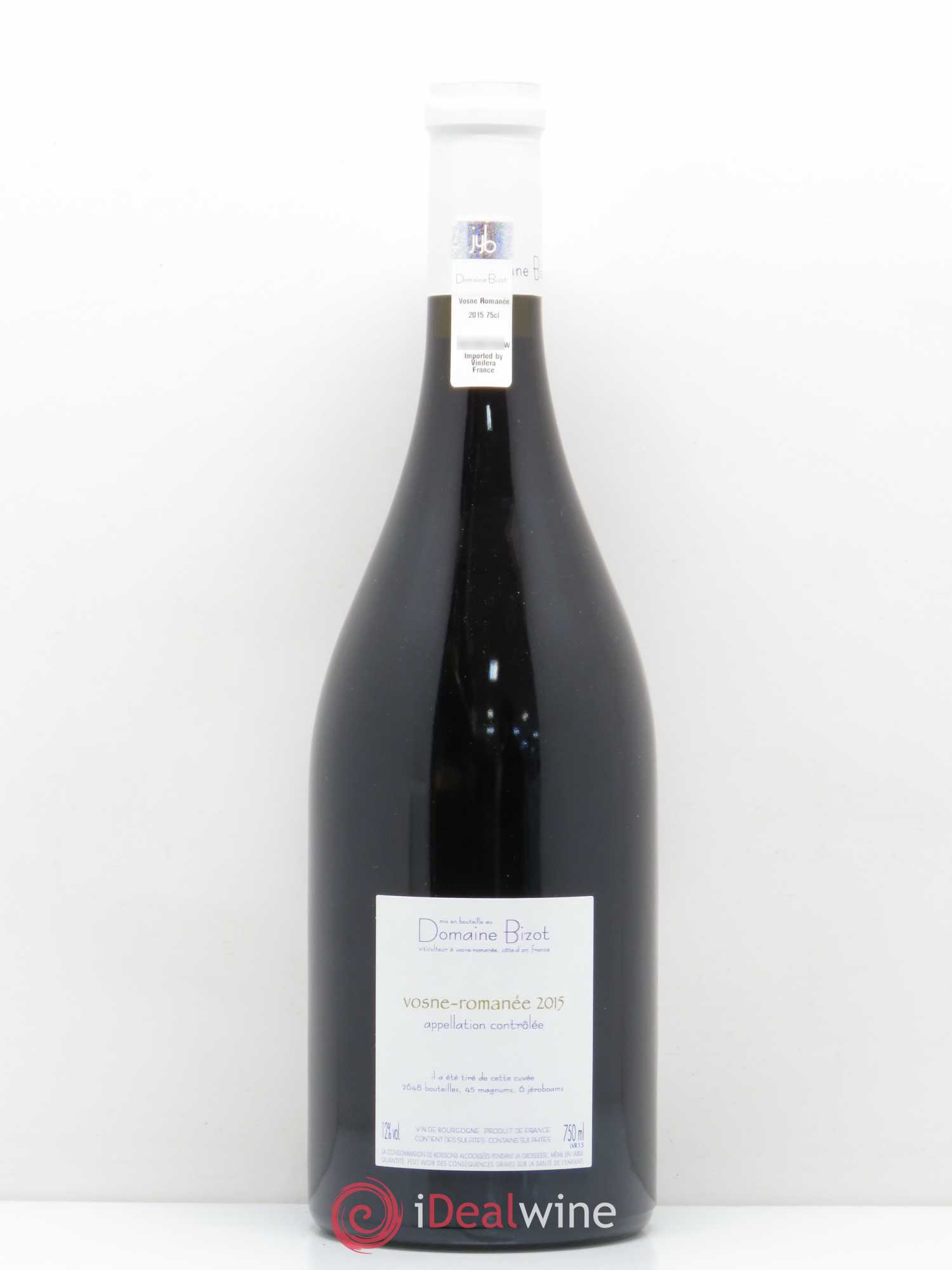 Vosne-Romanée Domaine Bizot 2015 - Posten von 1 Flasche - 1