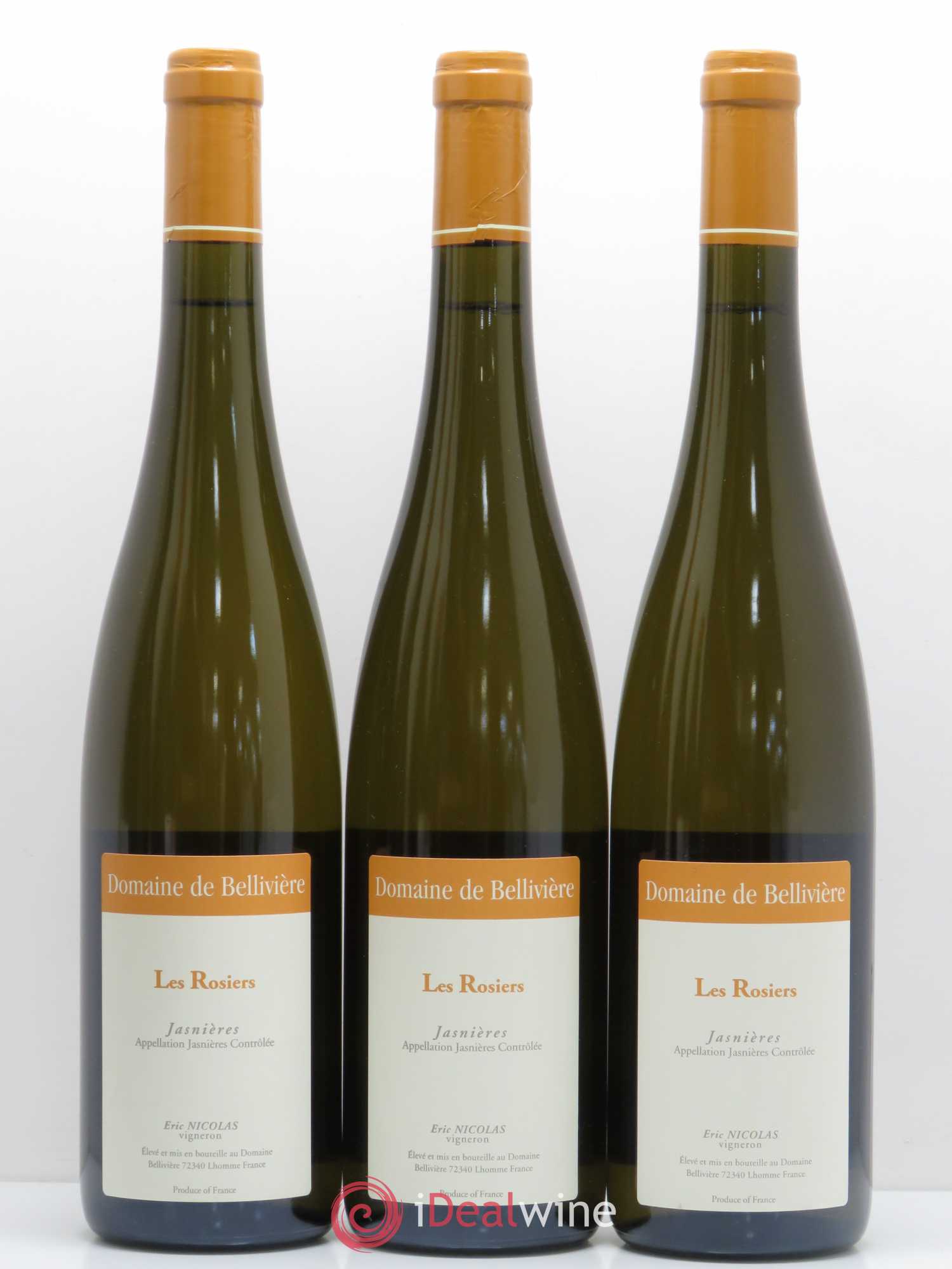 Jasnières Les Rosiers Domaine de Bellivière 2016 - Lot de 6 bouteilles - 1