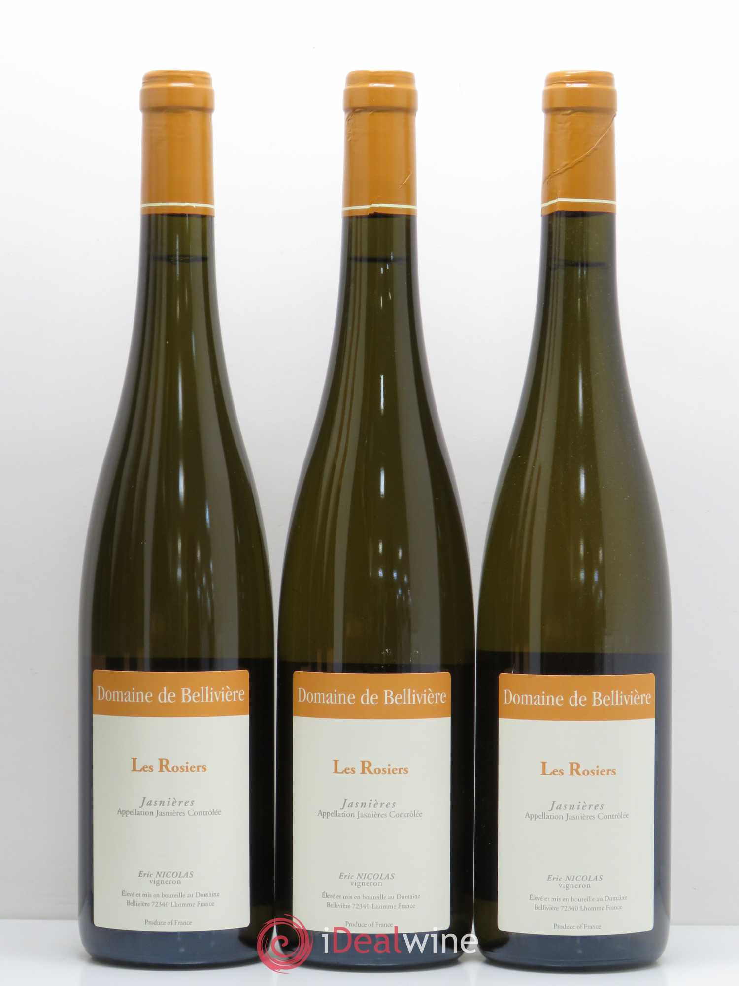 Jasnières Les Rosiers Domaine de Bellivière 2016 - Lot de 6 bouteilles - 1