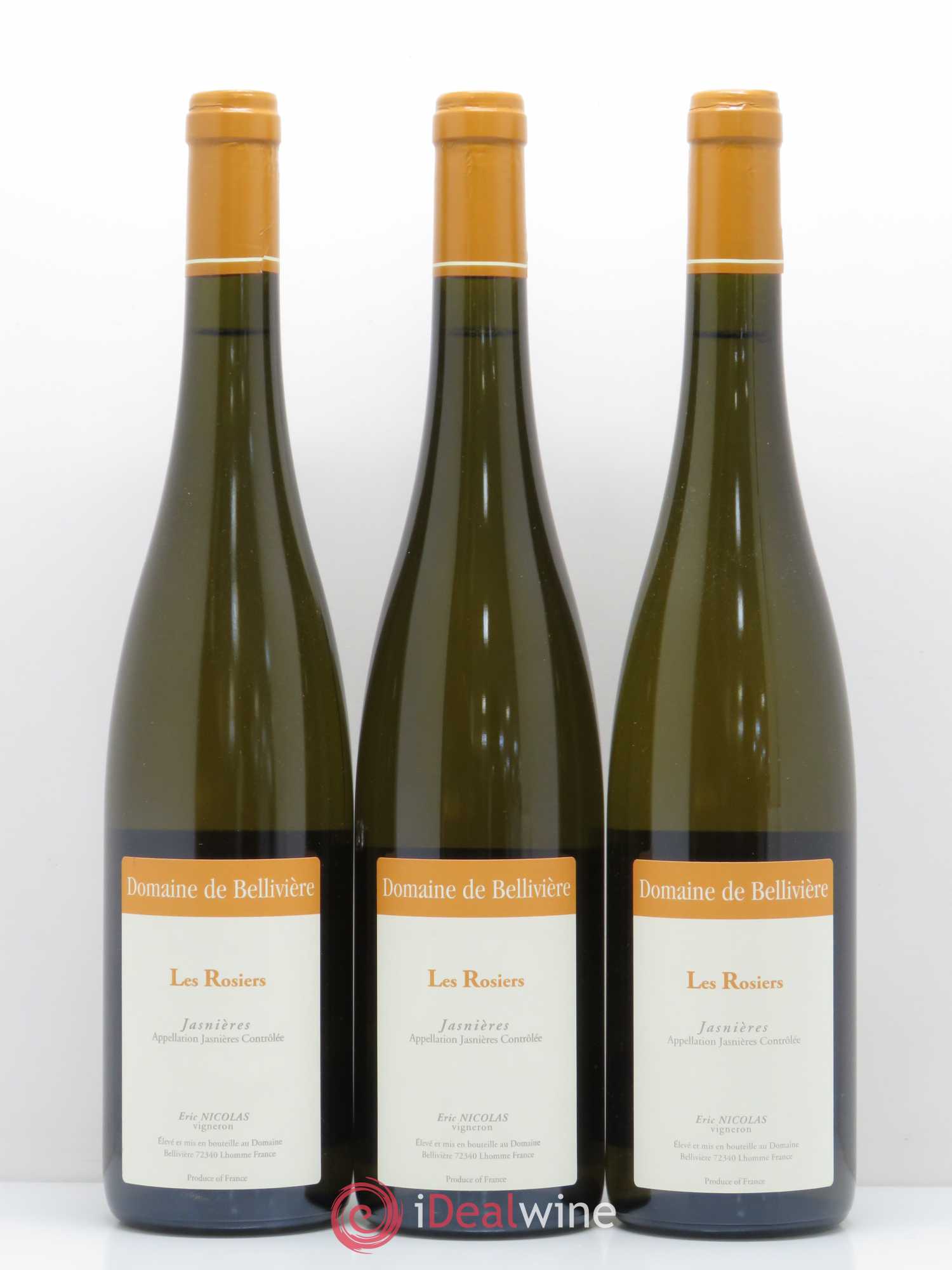 Jasnières Les Rosiers Domaine de Bellivière 2016 - Lot de 6 bouteilles - 3