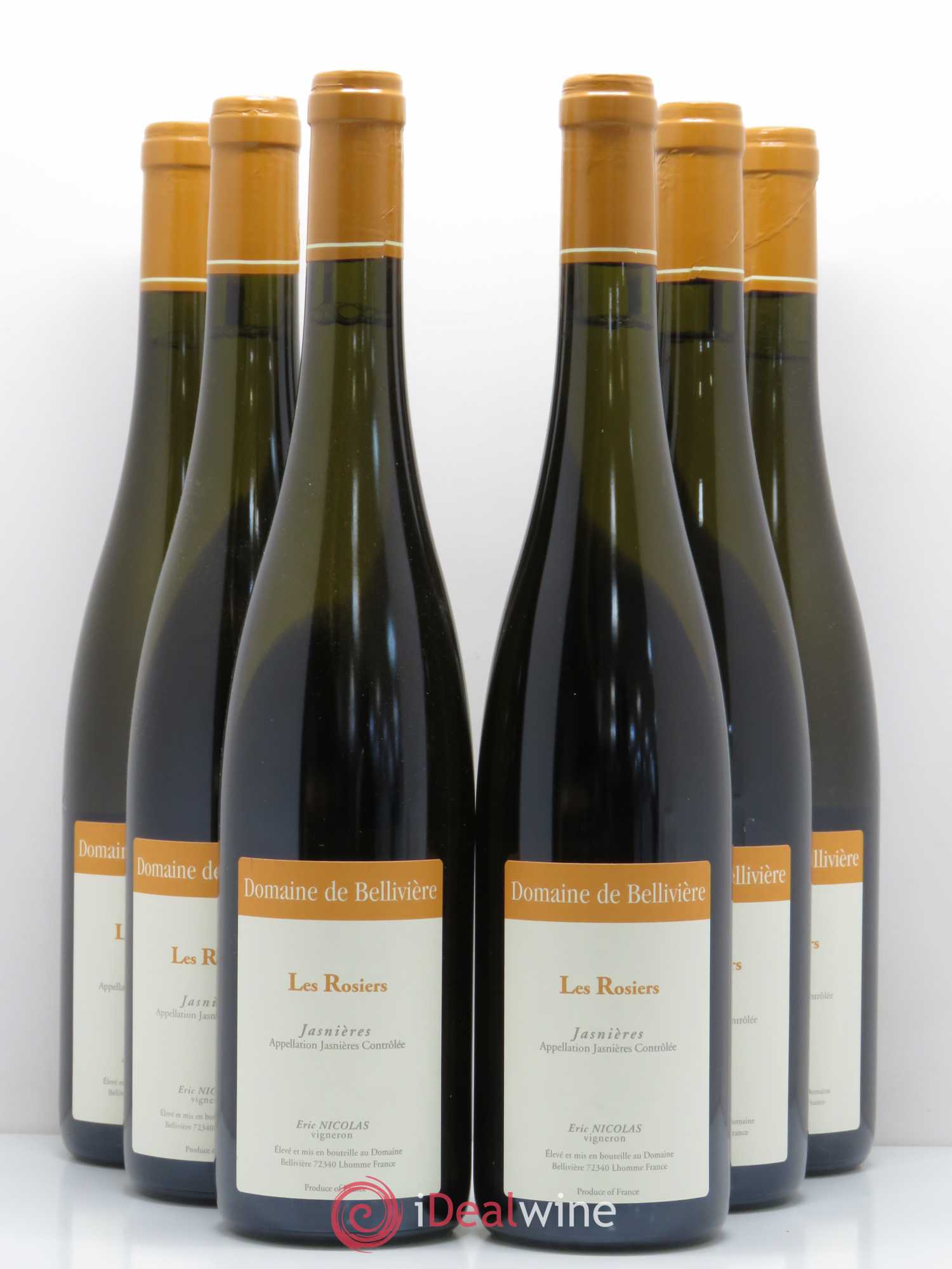 Jasnières Les Rosiers Domaine de Bellivière 2016 - Lot de 6 bouteilles - 0