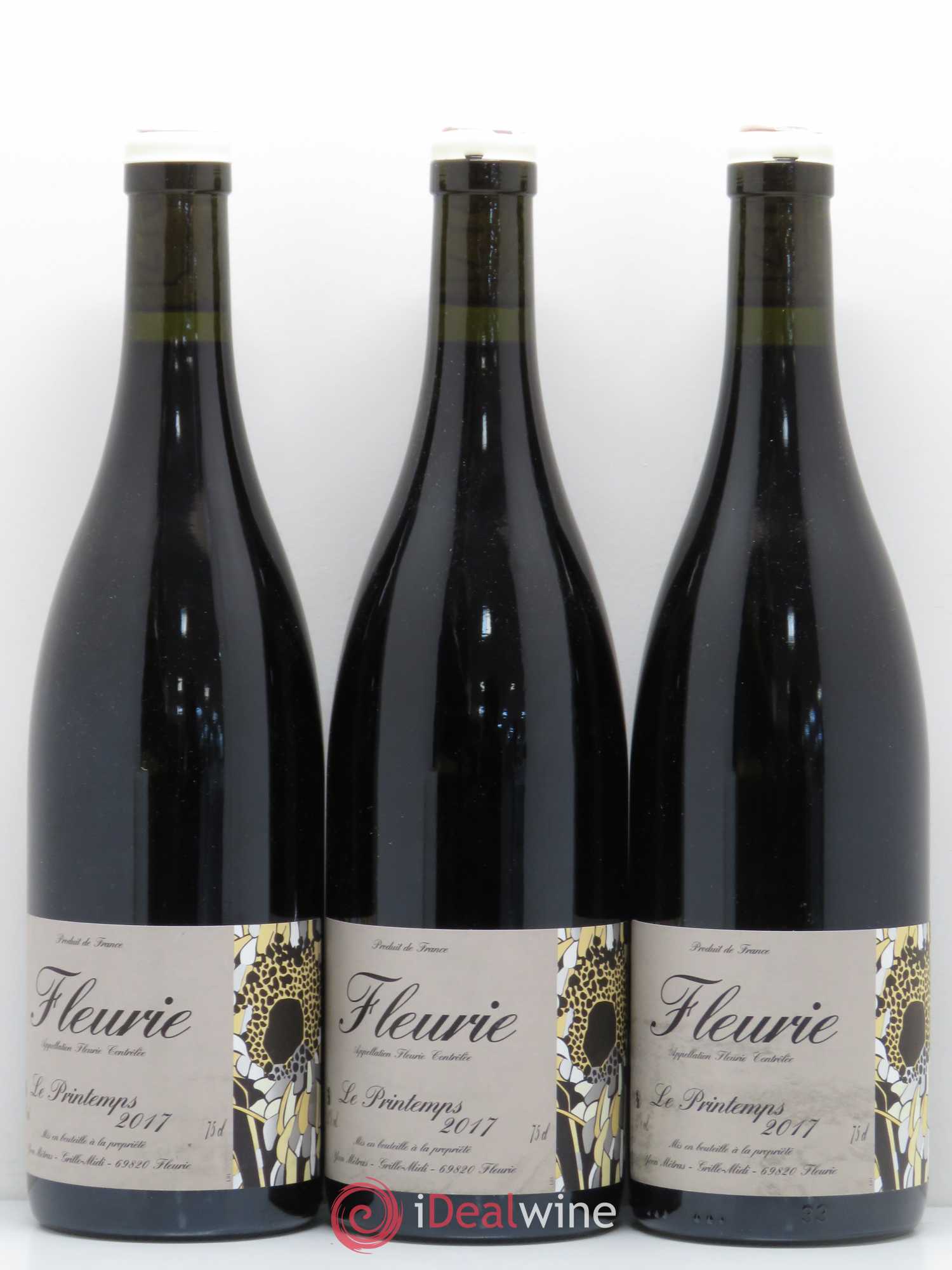 Fleurie Le Printemps Yvon Métras 2017 - Lot de 3 bouteilles - 0