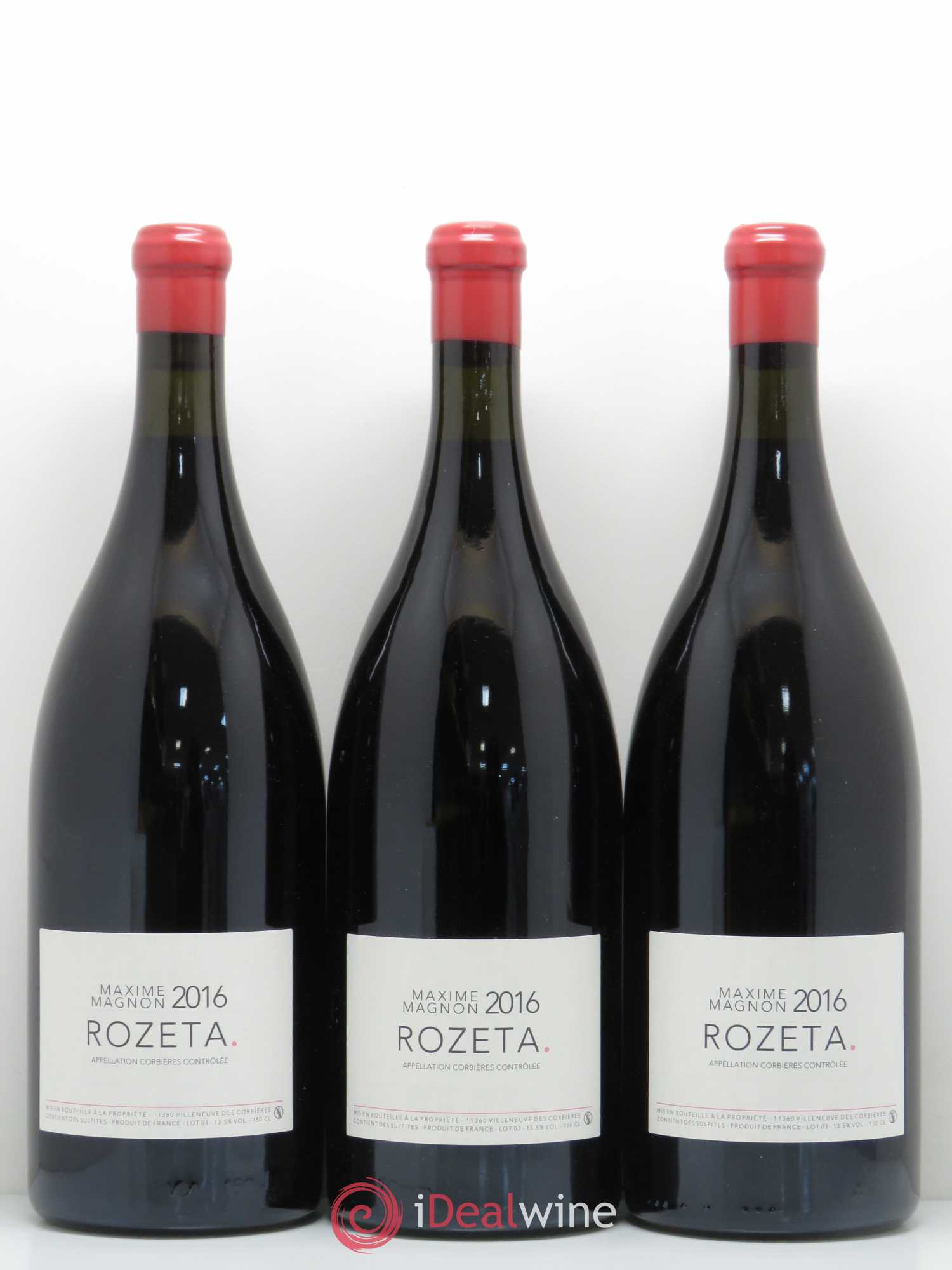 Corbières Rozeta Maxime Gagnon 2016 - Lot de 3 magnums - 0