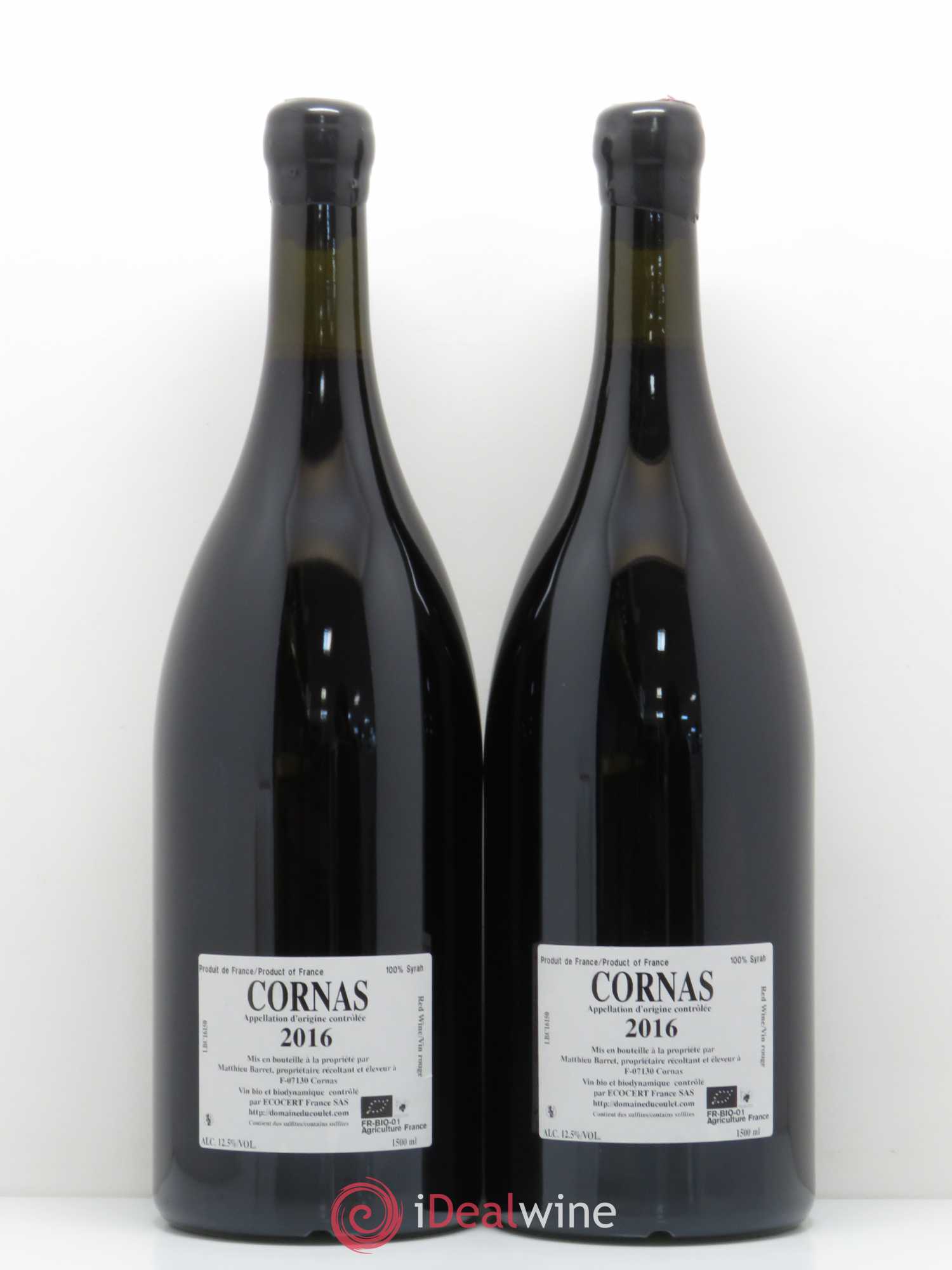 Cornas Brise Cailloux Coulet (Domaine du) - Matthieu Barret 2016 - Lot de 2 magnums - 1