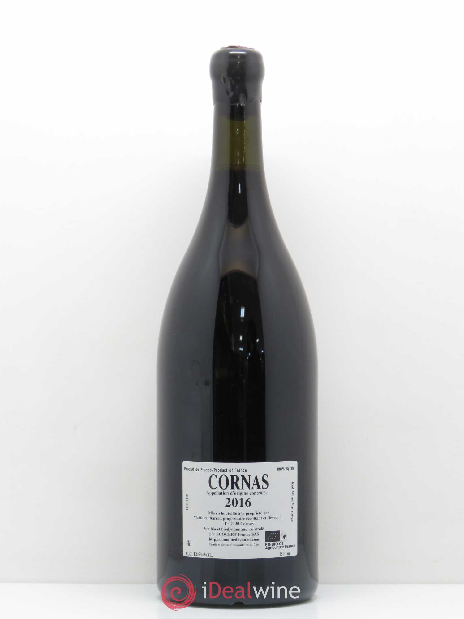 Cornas Brise Cailloux Coulet (Domaine du) - Matthieu Barret 2016 - Lot de 1 magnum - 1