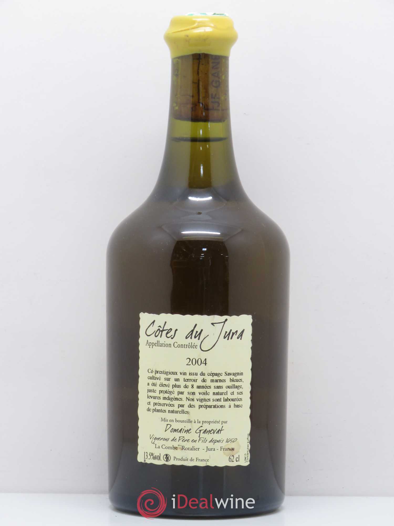 Côtes du Jura Vin Jaune Jean-François Ganevat (Domaine) 2004 - Lot de 1 bouteille - 1