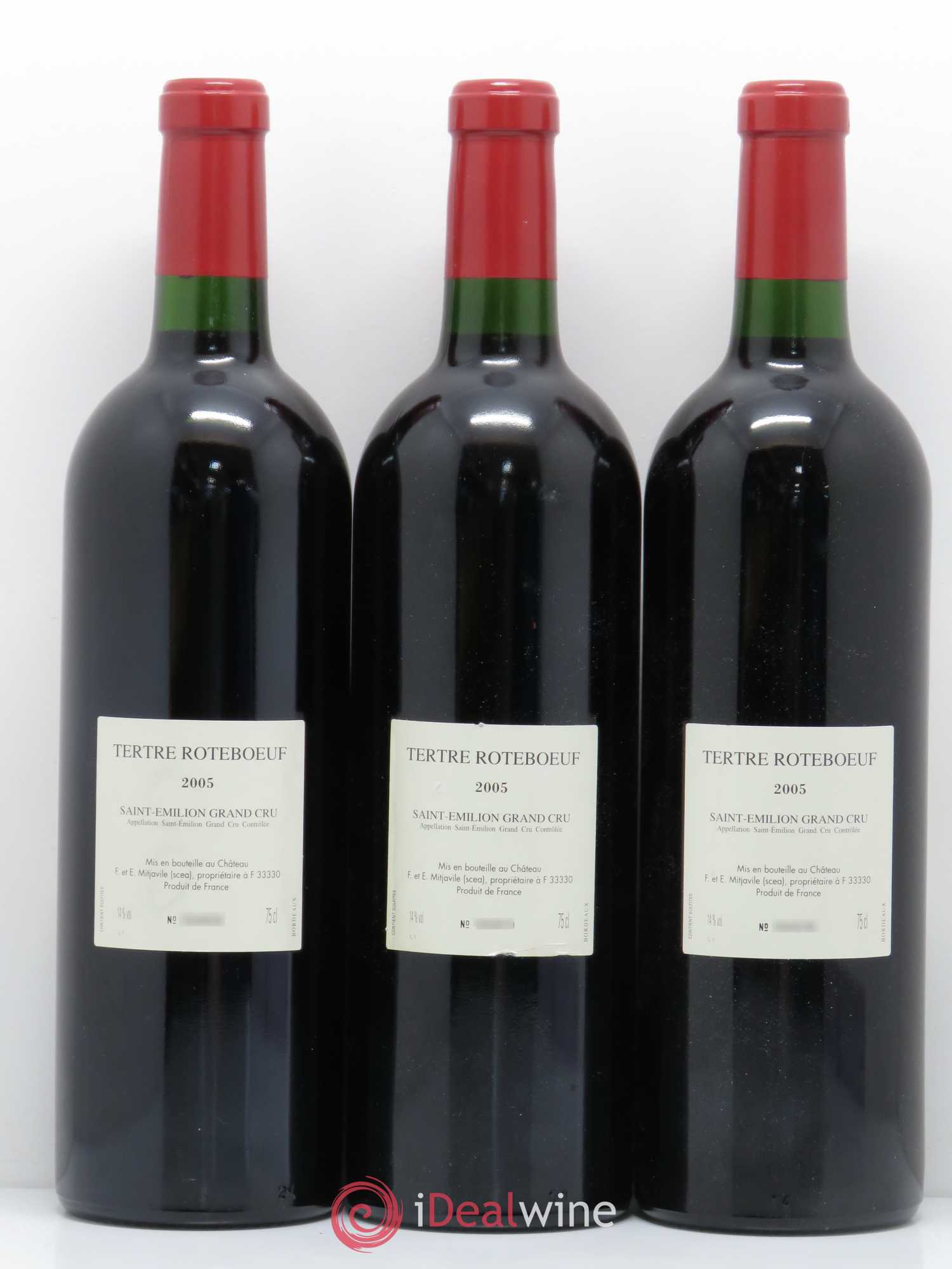 Château Tertre Roteboeuf 2005 - Posten von 5 Flaschen - 2