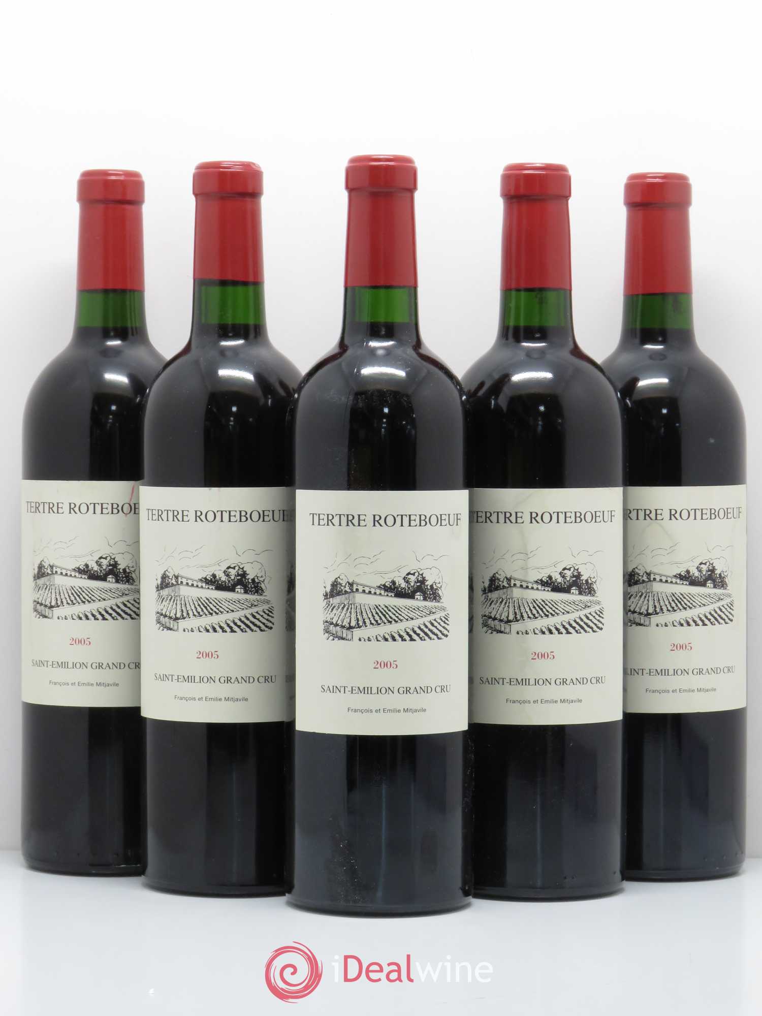 Château Tertre Roteboeuf 2005 - Posten von 5 Flaschen - 0