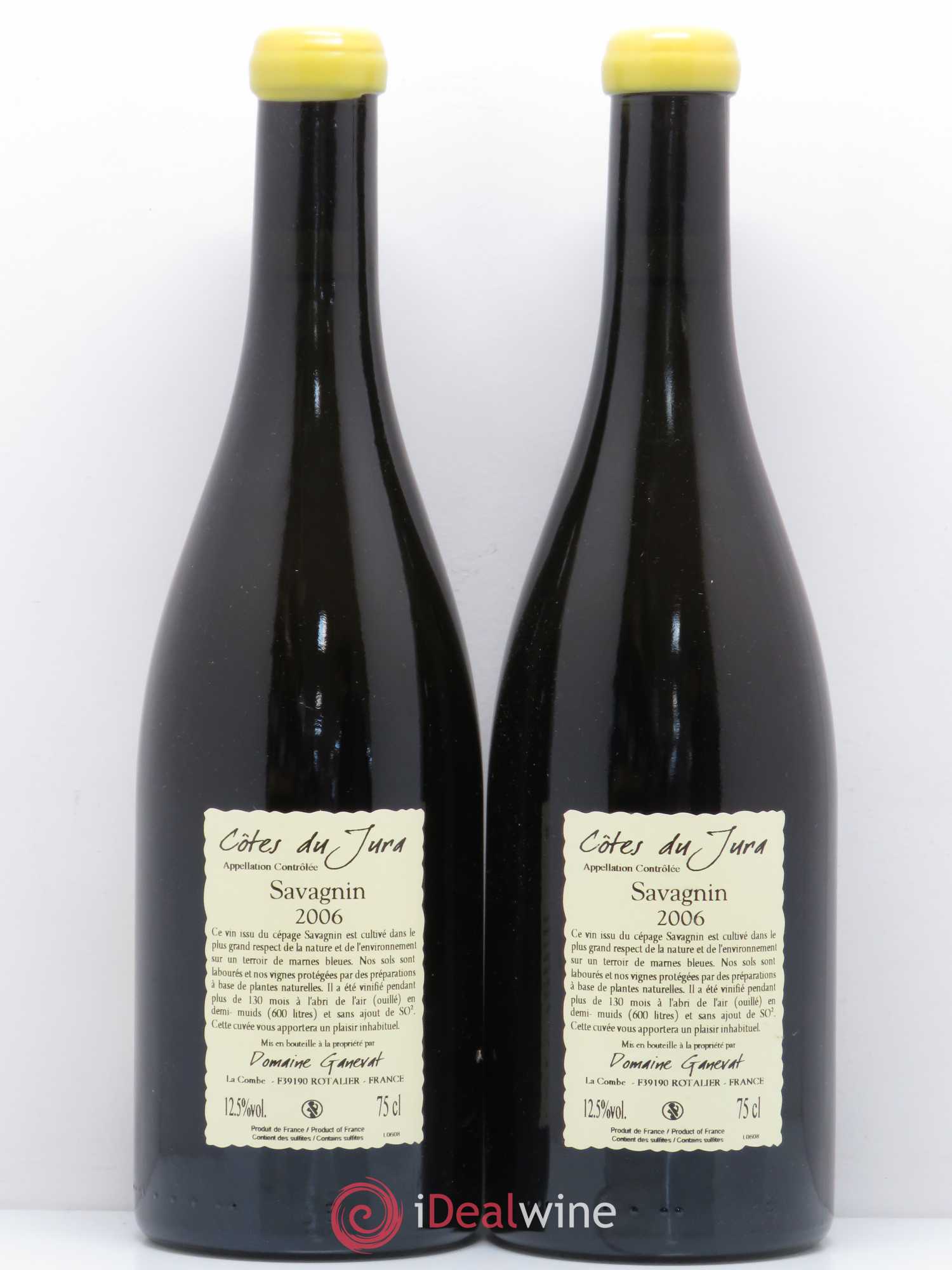 Côtes du Jura Les Vignes de mon Père Jean-François Ganevat (Domaine) 2006 - Lot de 2 bouteilles - 1