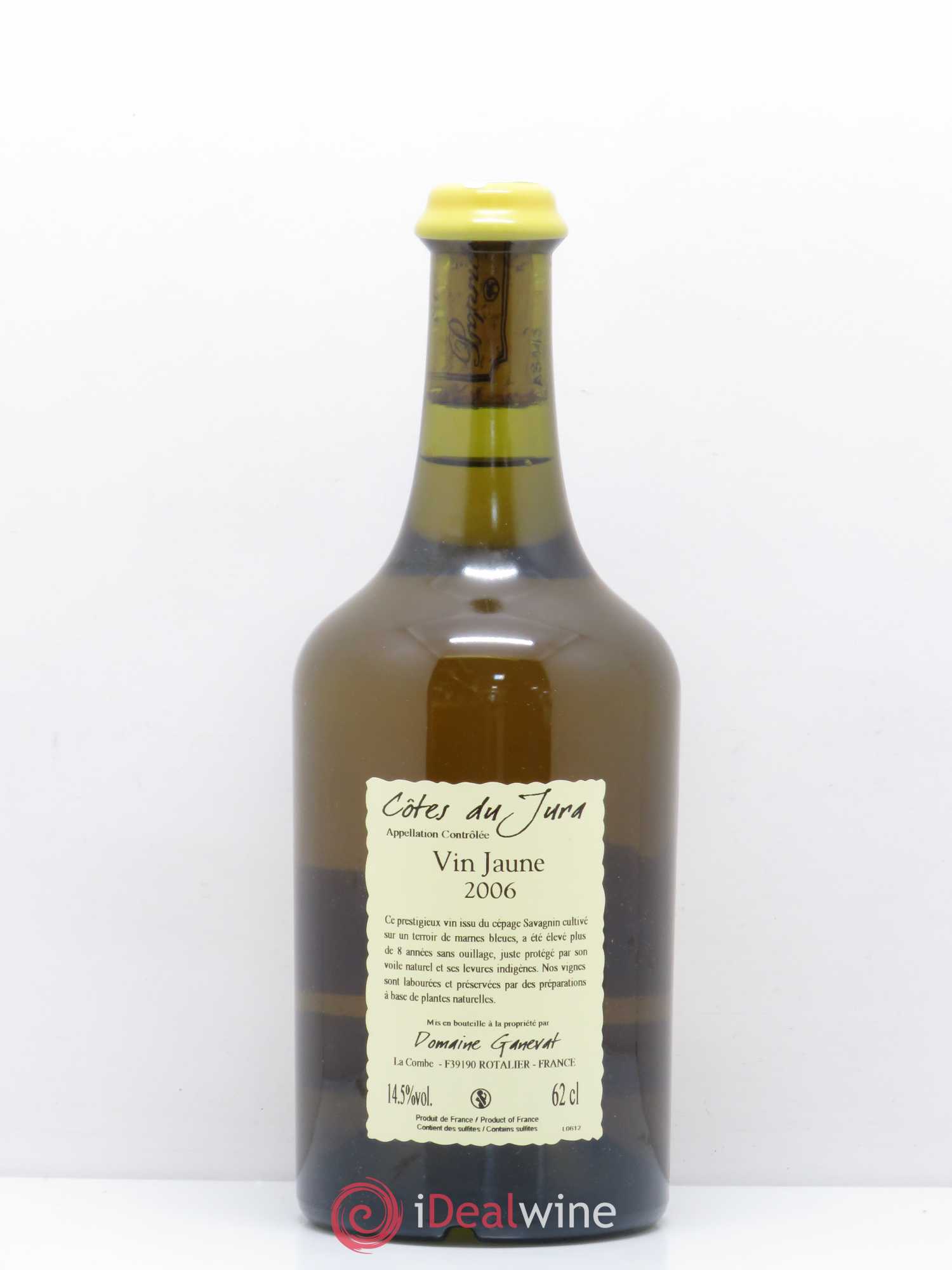 Côtes du Jura Vin Jaune Jean-François Ganevat (Domaine) 2006 - Lot de 1 bouteille - 1