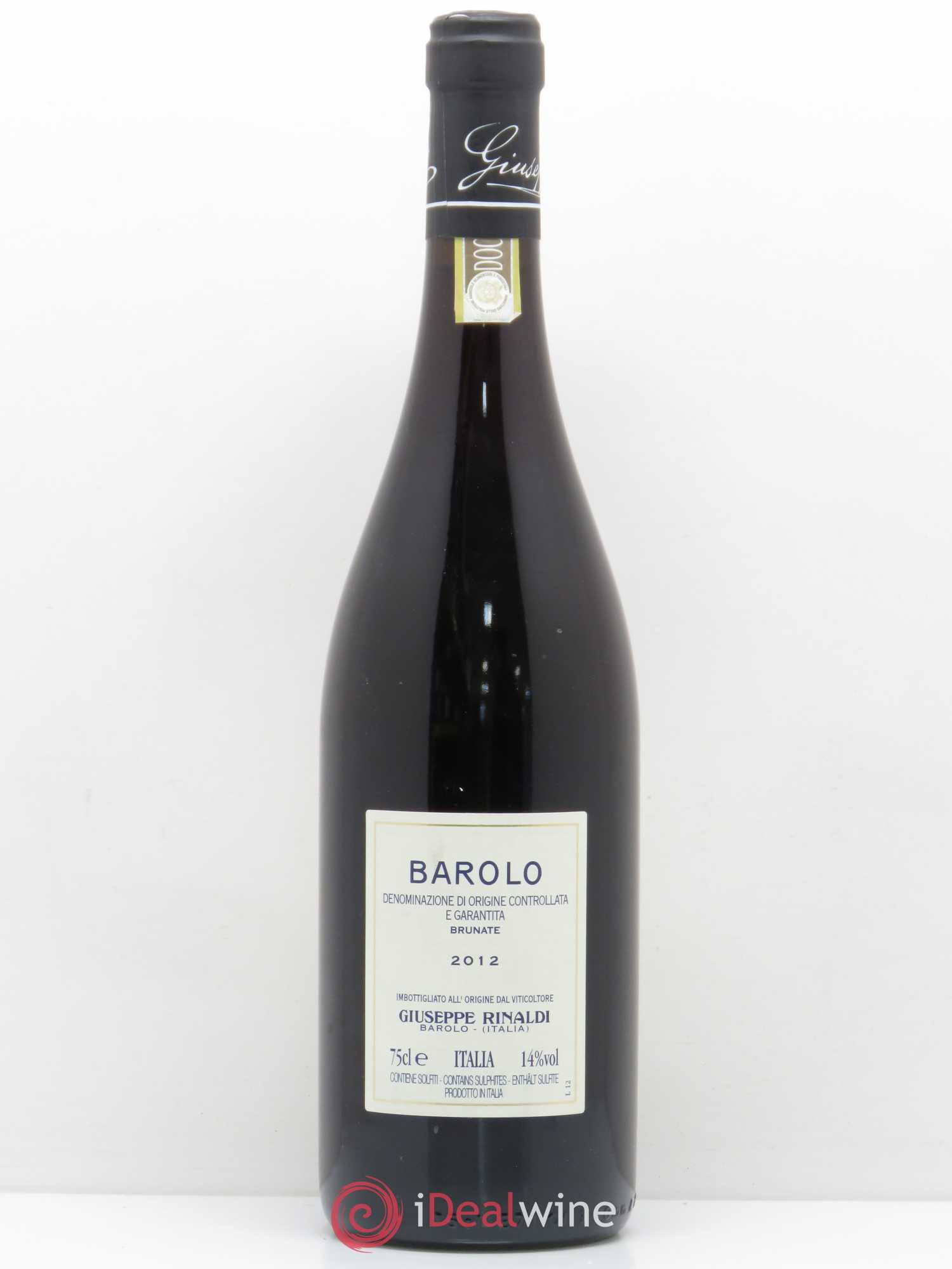 Barolo Brunate Giuseppe Rinaldi 2012 - Posten von 1 Flasche - 1
