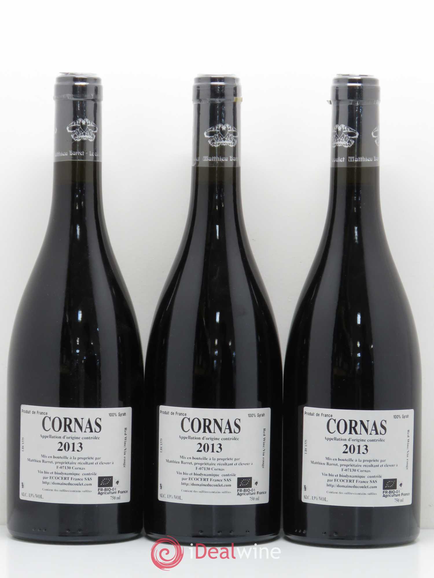 Cornas Brise Cailloux Coulet (Domaine du) - Matthieu Barret 2013 - Lot de 6 bouteilles - 4