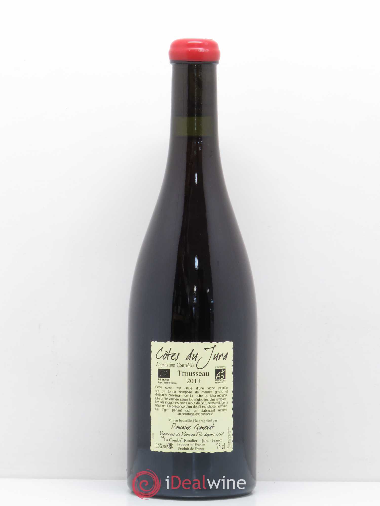 Côtes du Jura Plein Sud Jean-François Ganevat (Domaine) 2013 - Lot de 1 bouteille - 1