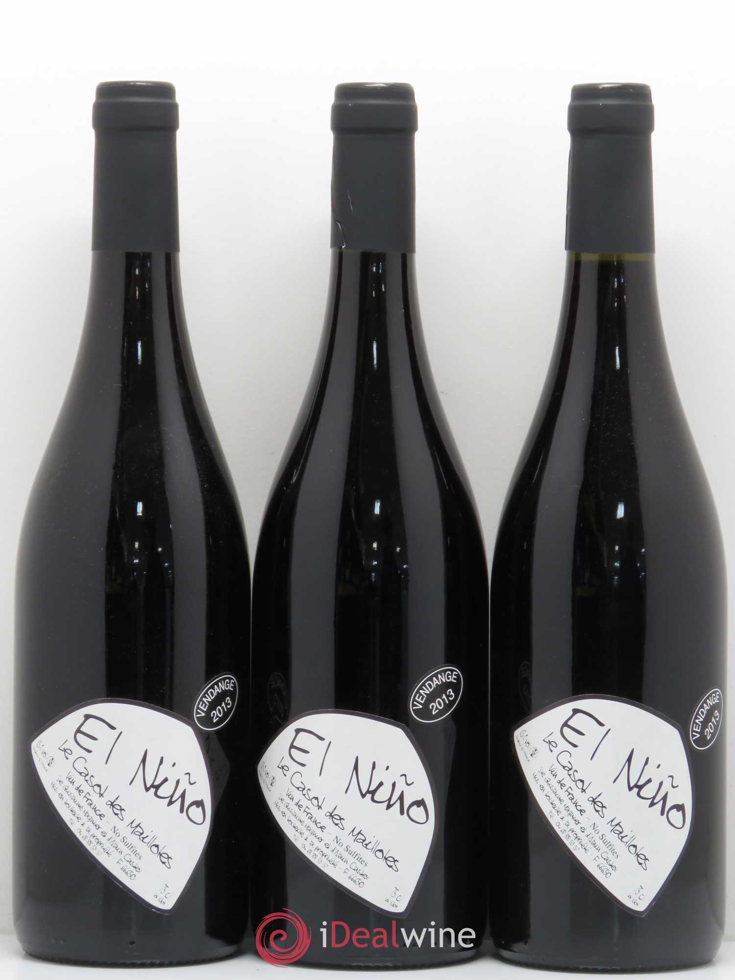 Vin de France El Nino Le Casot des Mailloles 2013 - Posten von 3 Flaschen - 0