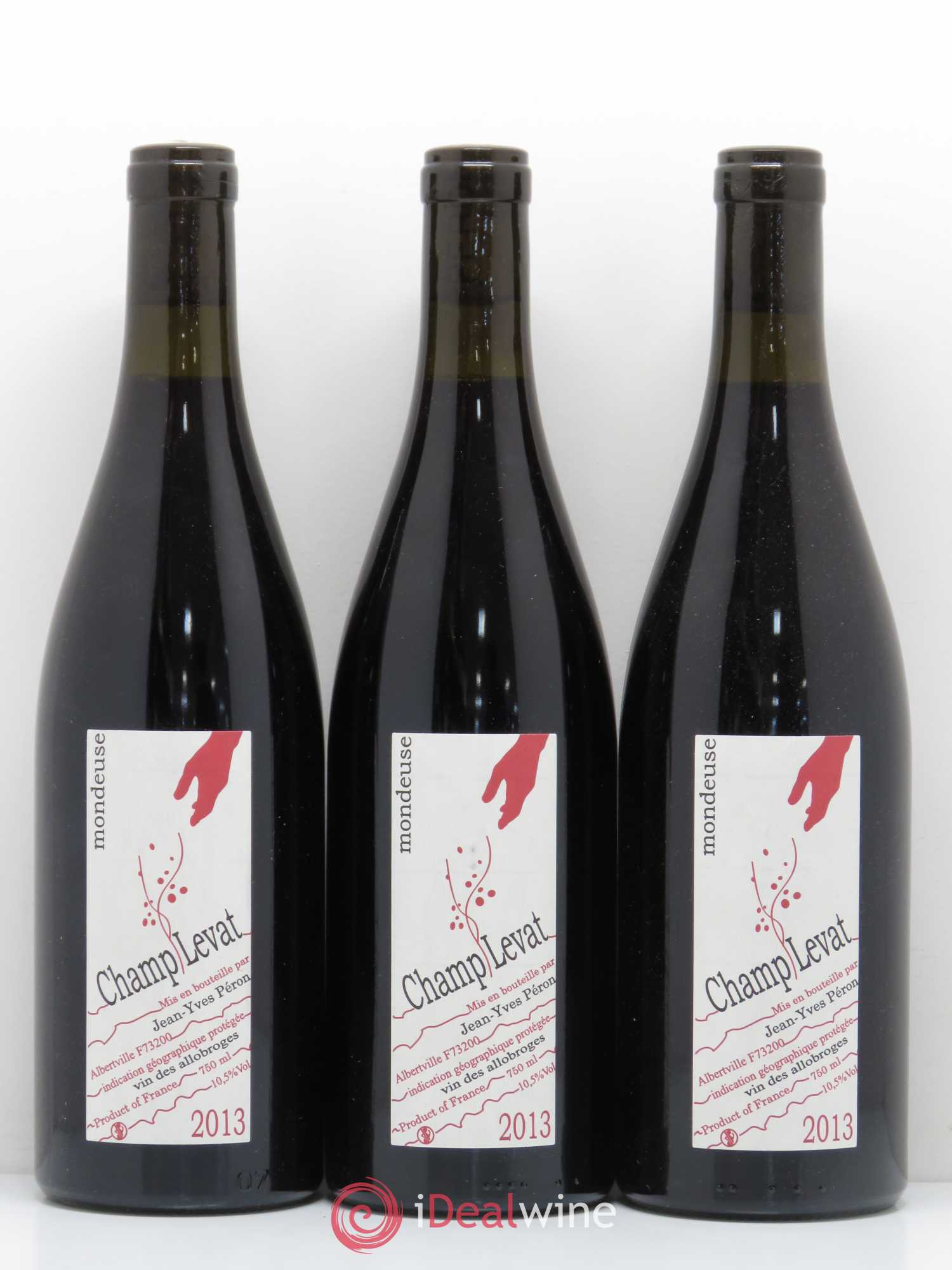 Vin de France Mondeuse Champ Levat Jean-Yves Péron 2013 - Posten von 6 Flaschen - 1