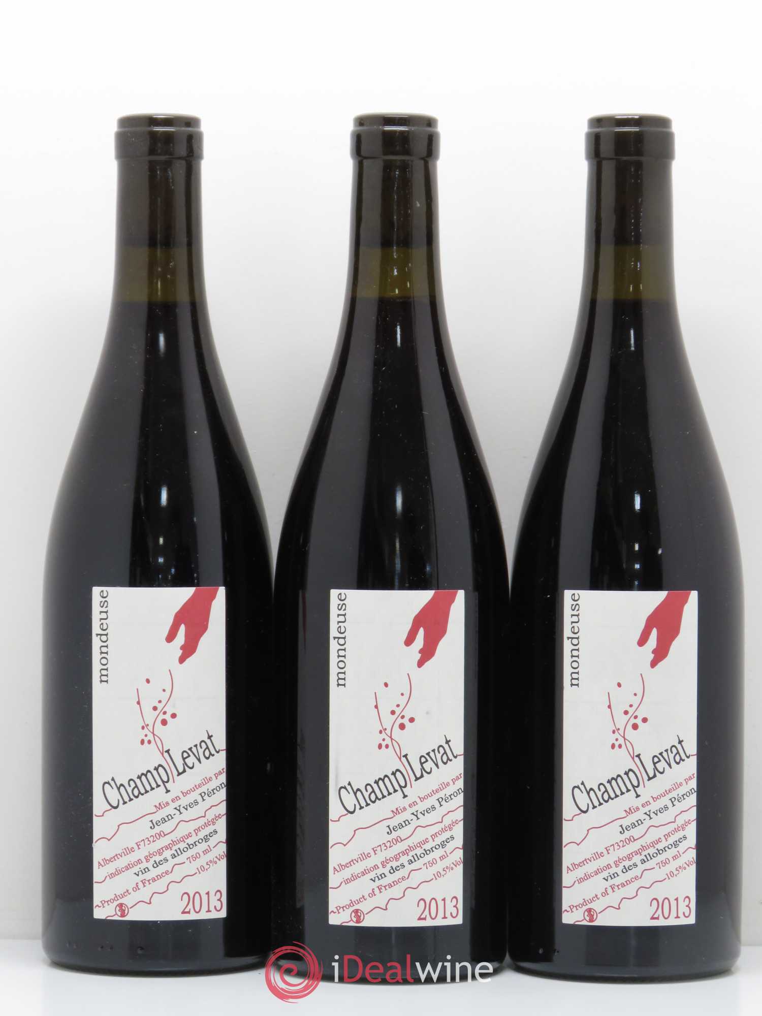 Vin de France Mondeuse Champ Levat Jean-Yves Péron 2013 - Posten von 6 Flaschen - 2