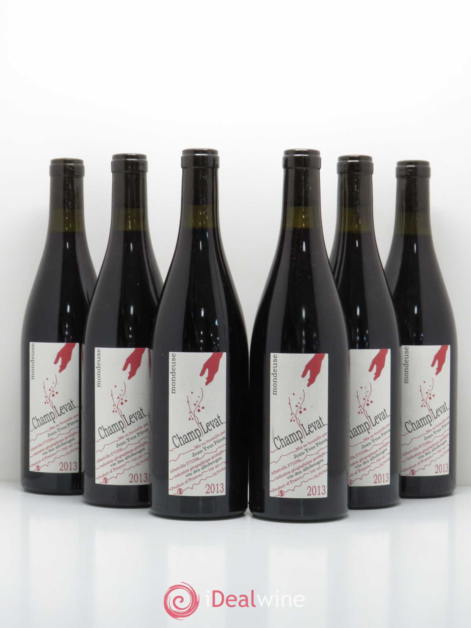 Vin de France Mondeuse Champ Levat Jean-Yves Péron 2013 - Posten von 6 Flaschen - 0