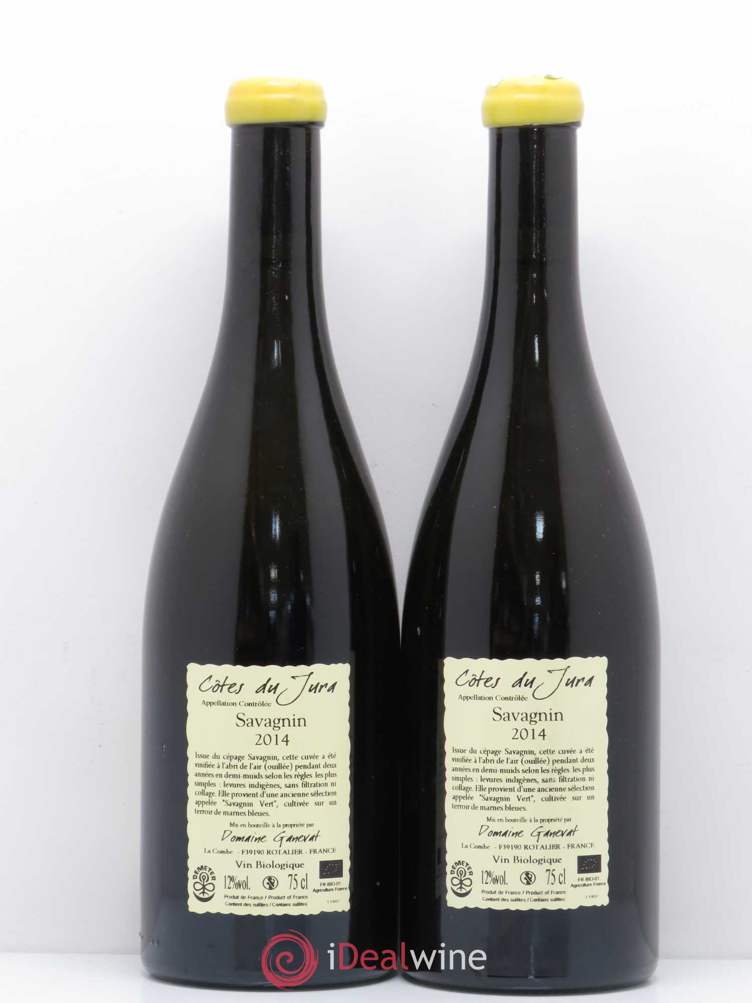Côtes du Jura Les Chalasses Marnes Bleues Jean-François Ganevat (Domaine) 2014 - Lot de 2 bouteilles - 1