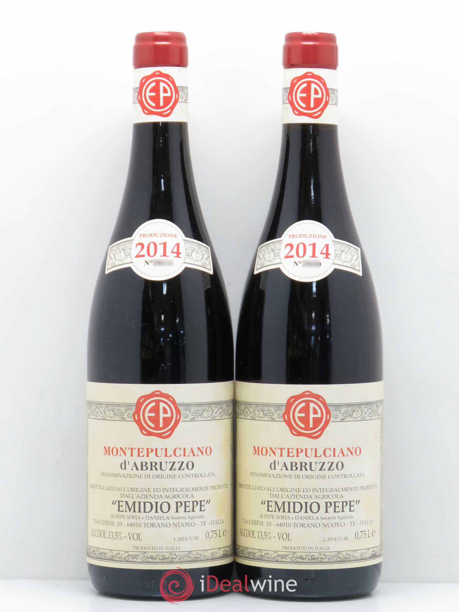 Montepulciano d'Abruzzo DOC Riserva Vecchie Viti Emidio Pepe 2014 - Lot de 2 bouteilles - 0