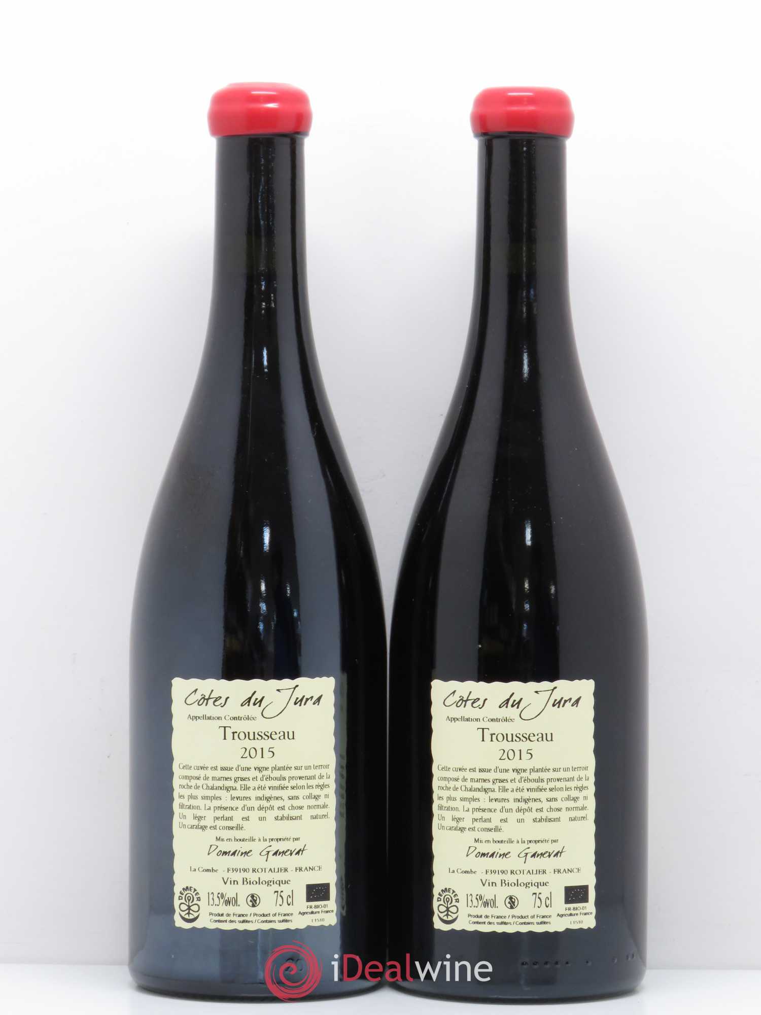 Côtes du Jura Plein Sud Jean-François Ganevat (Domaine) 2015 - Lotto di 2 bottiglie - 1
