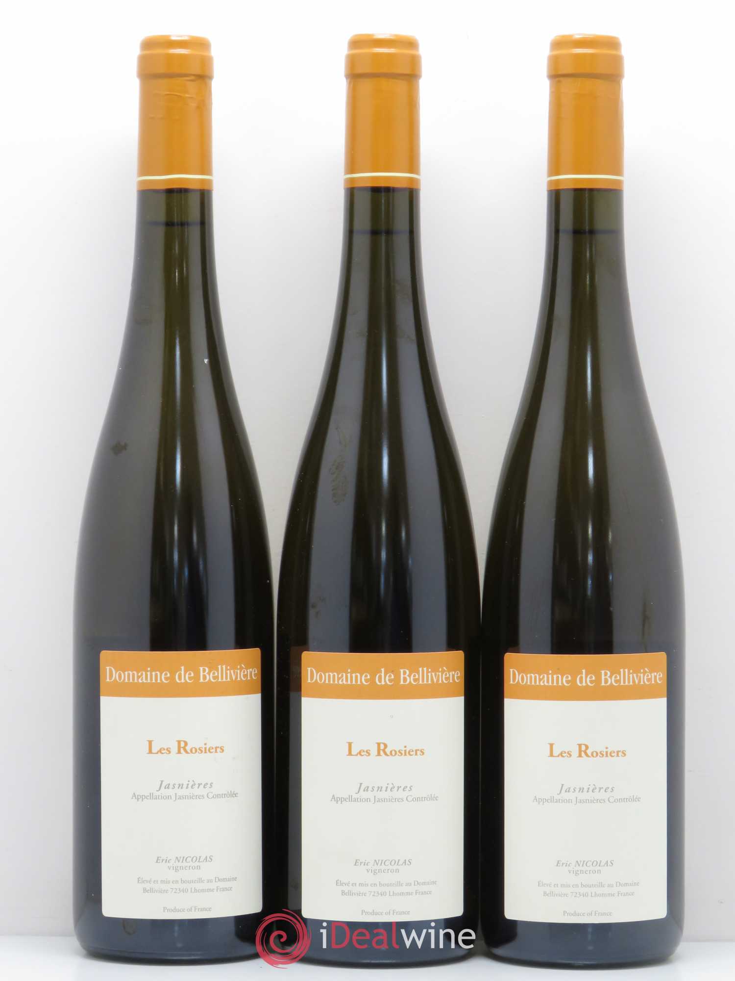 Jasnières Les Rosiers Domaine de Bellivière 2015 - Lot de 6 bouteilles - 3