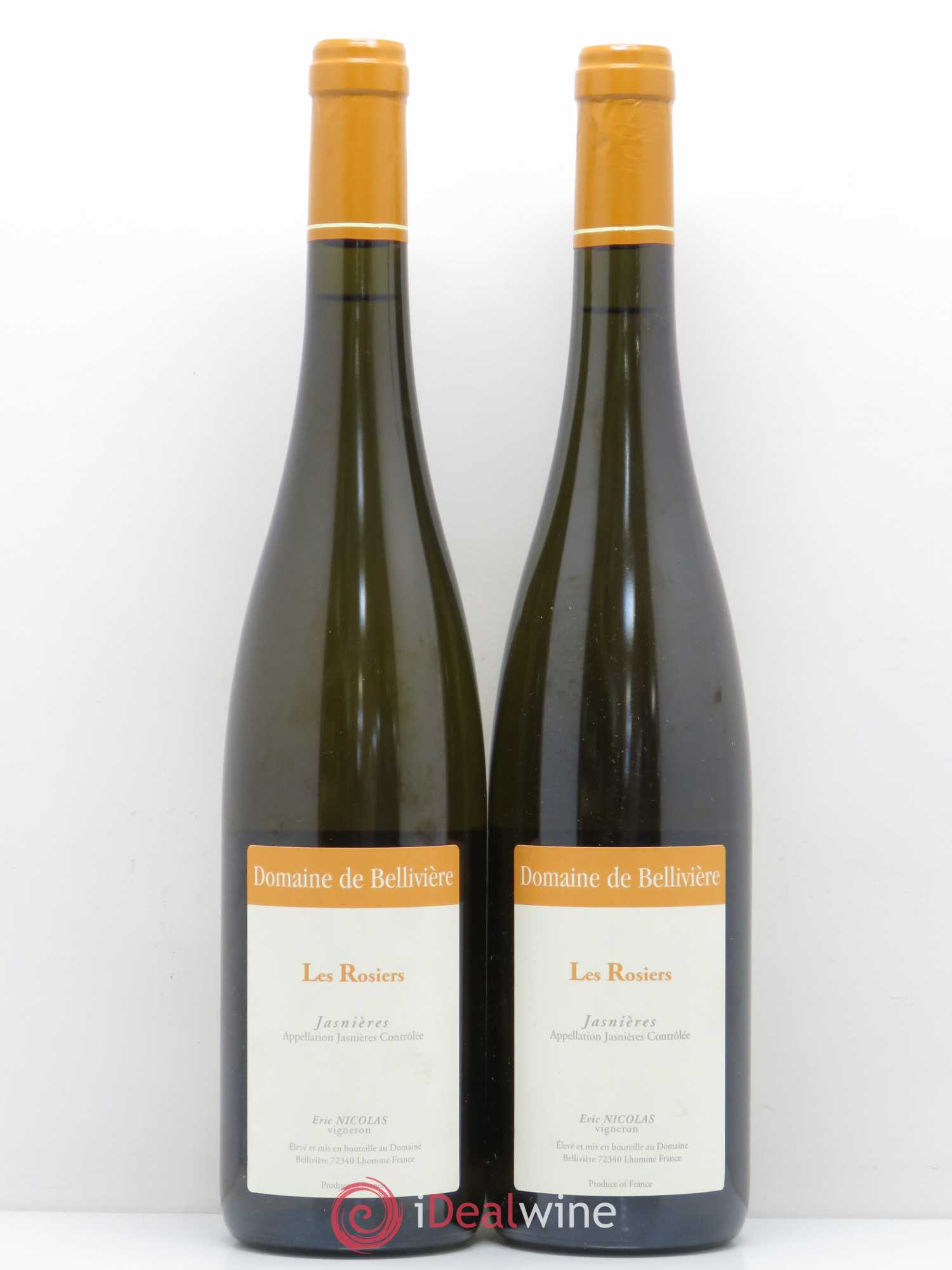 Jasnières Les Rosiers Domaine de Bellivière 2015 - Lot de 2 bouteilles - 0
