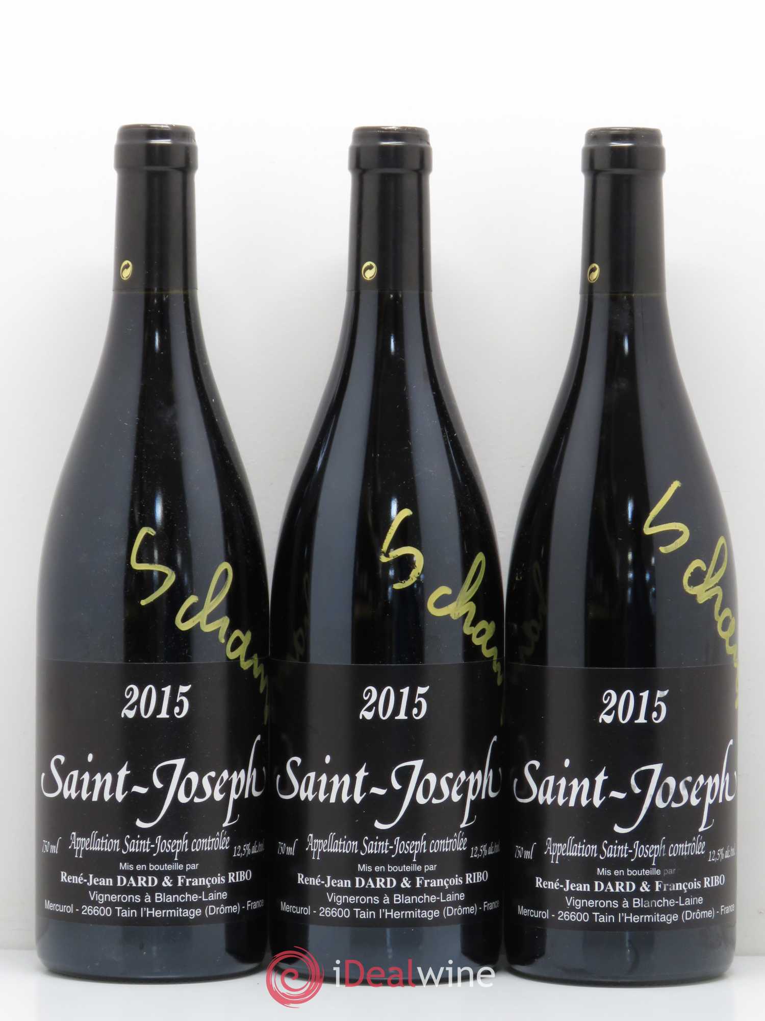 Saint-Joseph Les Champs Dard et Ribo 2015 - Lot de 6 bouteilles - 1