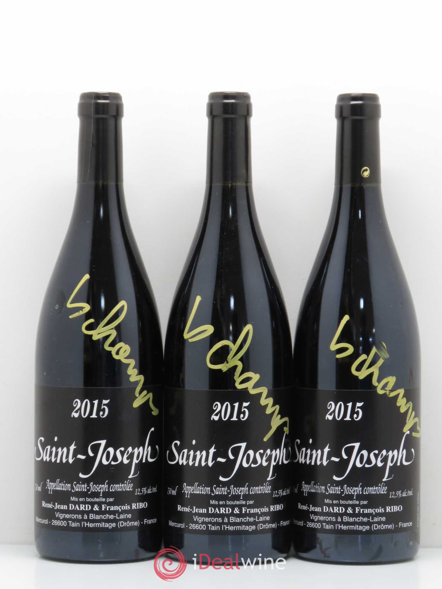 Saint-Joseph Les Champs Dard et Ribo 2015 - Lot de 6 bouteilles - 1