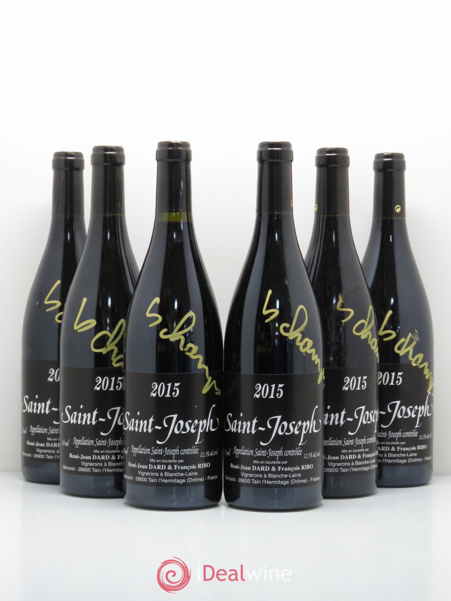 Saint-Joseph Les Champs Dard et Ribo 2015 - Lot de 6 bouteilles - 0