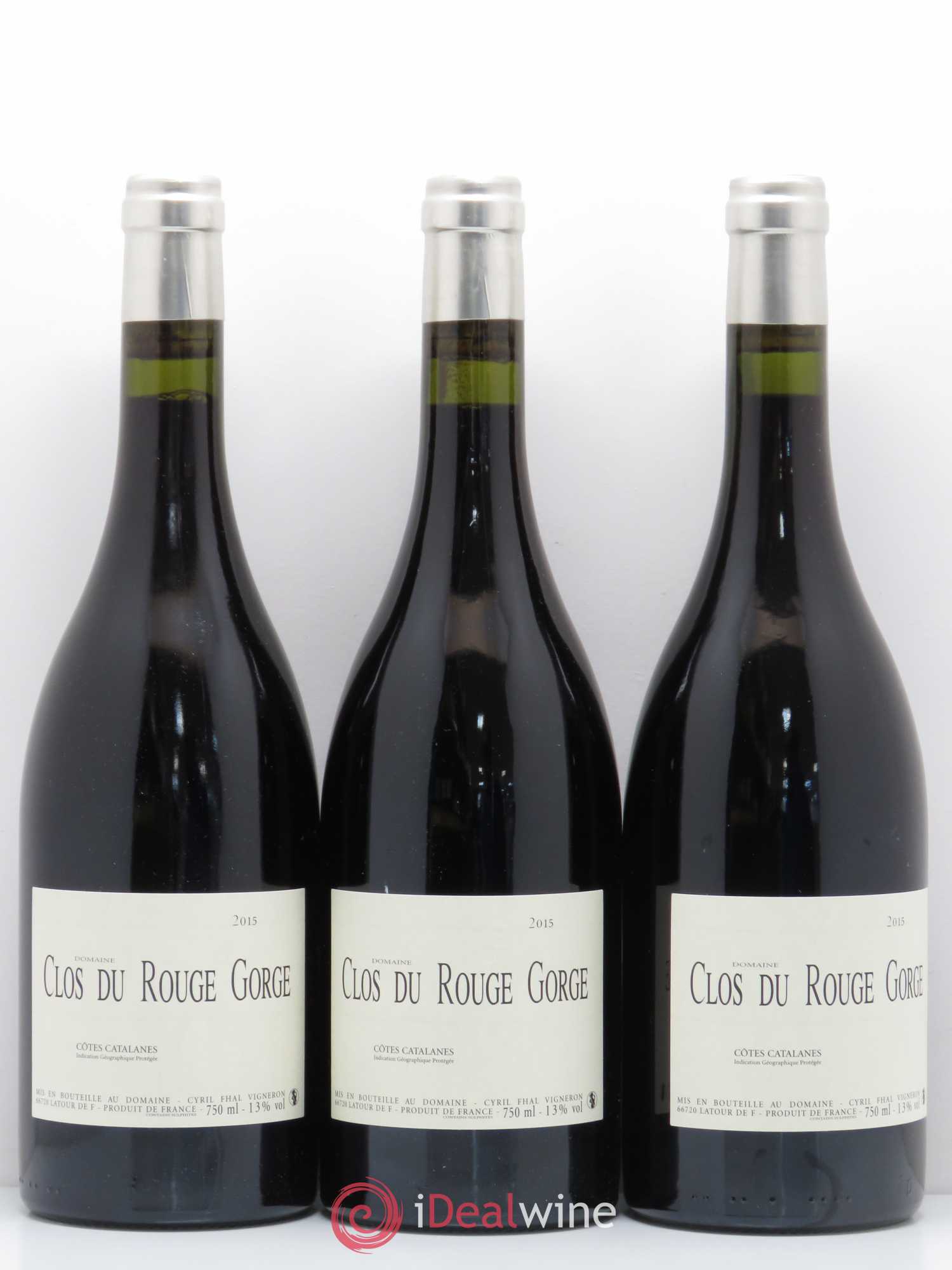 Côtes Catalanes (VDP des Côtes Catalanes) Clos du Rouge Gorge 2015 - Lot de 6 bouteilles - 1