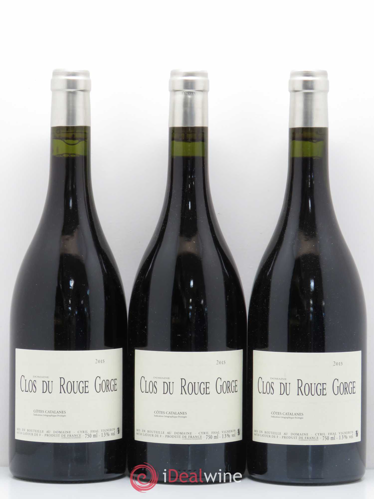 Côtes Catalanes (VDP des Côtes Catalanes) Clos du Rouge Gorge 2015 - Lot de 6 bouteilles - 2