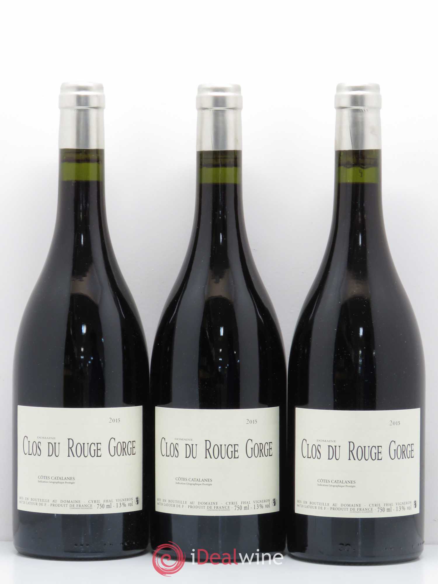 Côtes Catalanes (VDP des Côtes Catalanes) Clos du Rouge Gorge 2015 - Lot de 6 bouteilles - 1