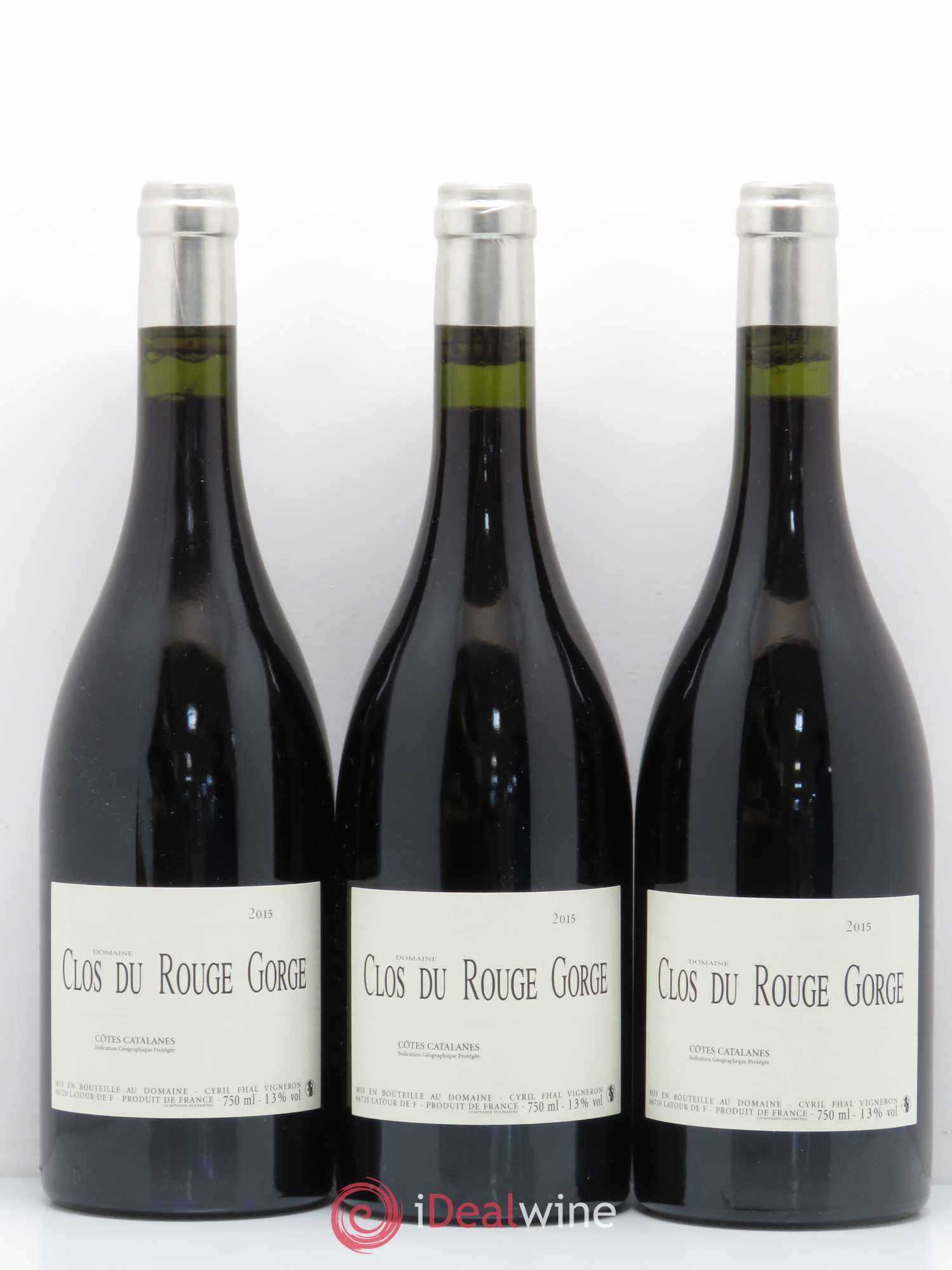 Côtes Catalanes (VDP des Côtes Catalanes) Clos du Rouge Gorge 2015 - Lot de 6 bouteilles - 2