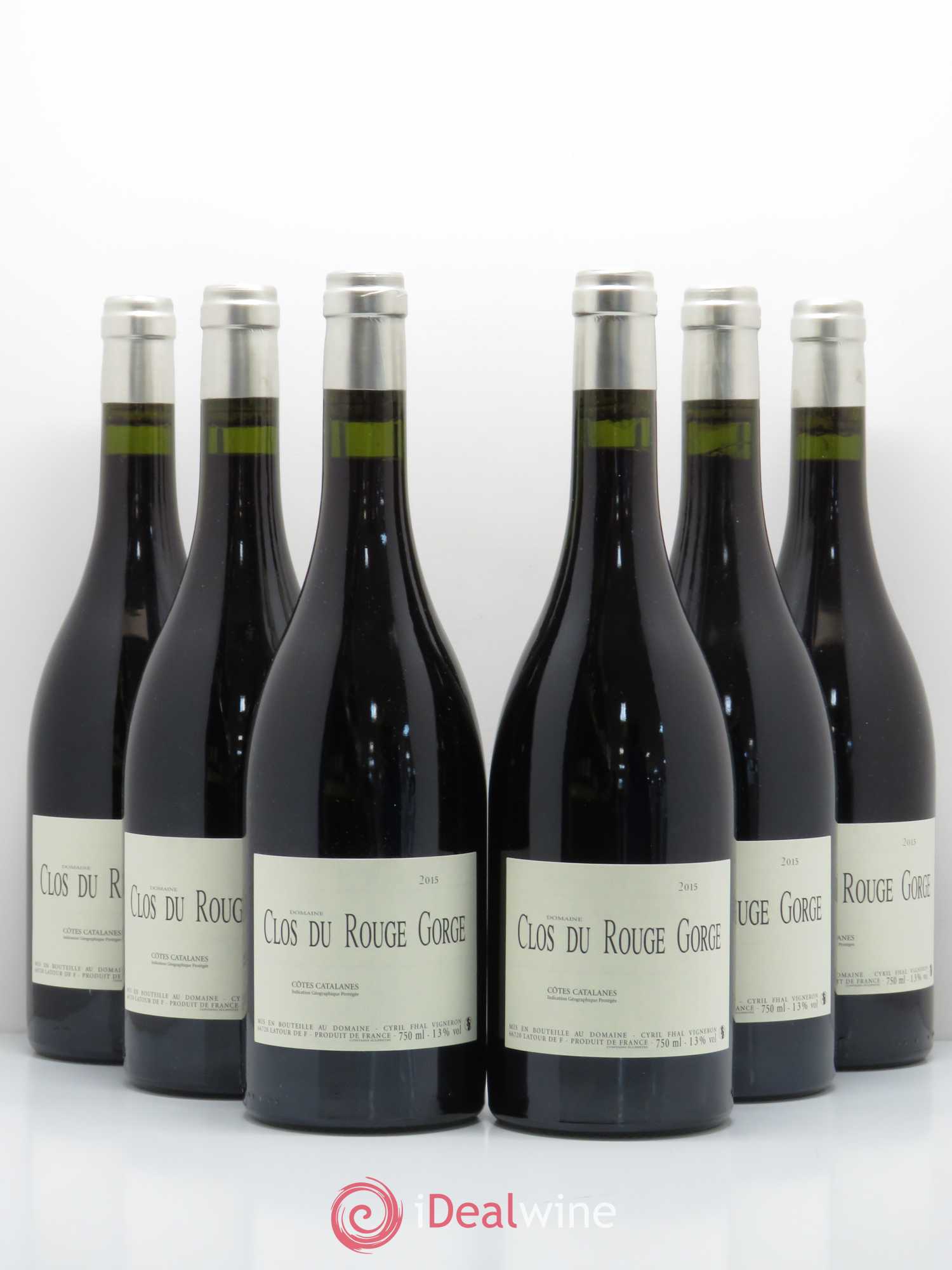 Côtes Catalanes (VDP des Côtes Catalanes) Clos du Rouge Gorge 2015 - Lot de 6 bouteilles - 0