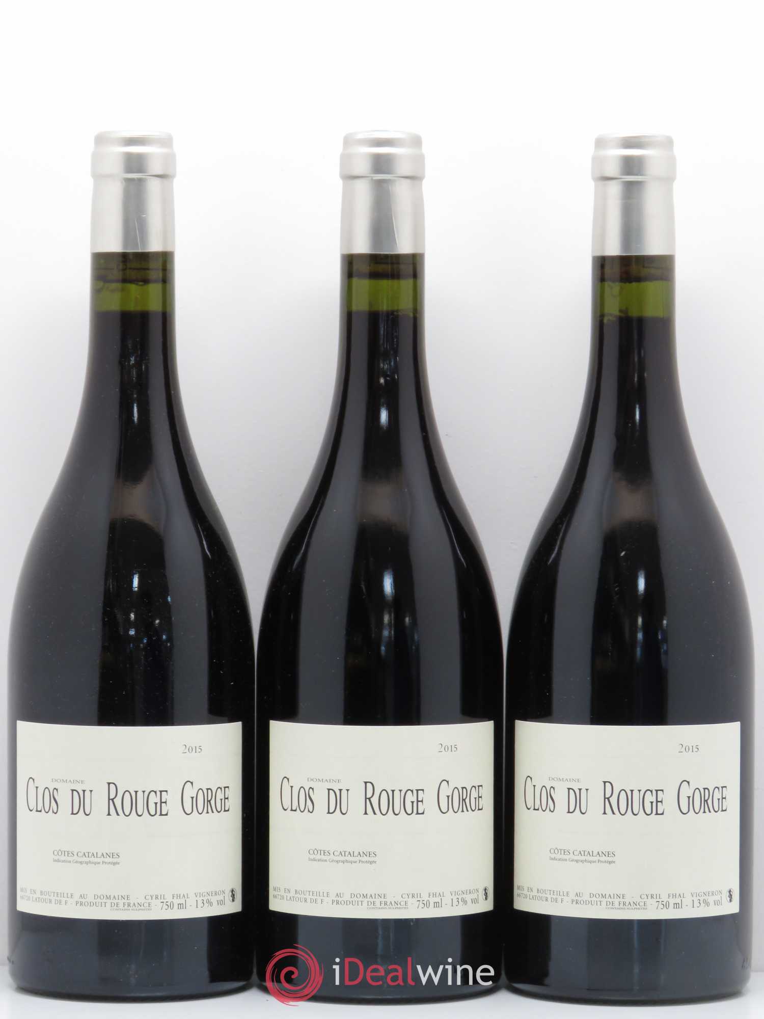 Côtes Catalanes (VDP des Côtes Catalanes) Clos du Rouge Gorge 2015 - Lot de 6 bouteilles - 1