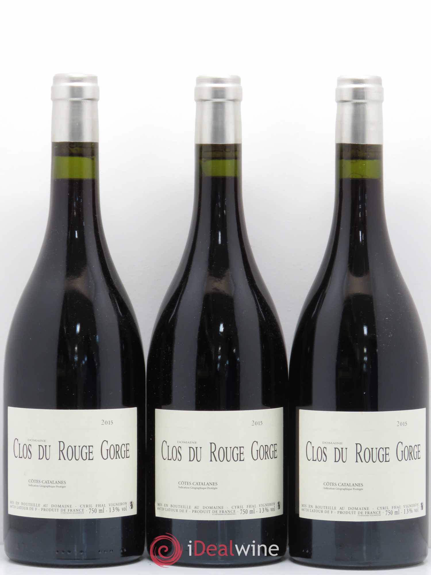 Côtes Catalanes (VDP des Côtes Catalanes) Clos du Rouge Gorge 2015 - Lot de 6 bouteilles - 2