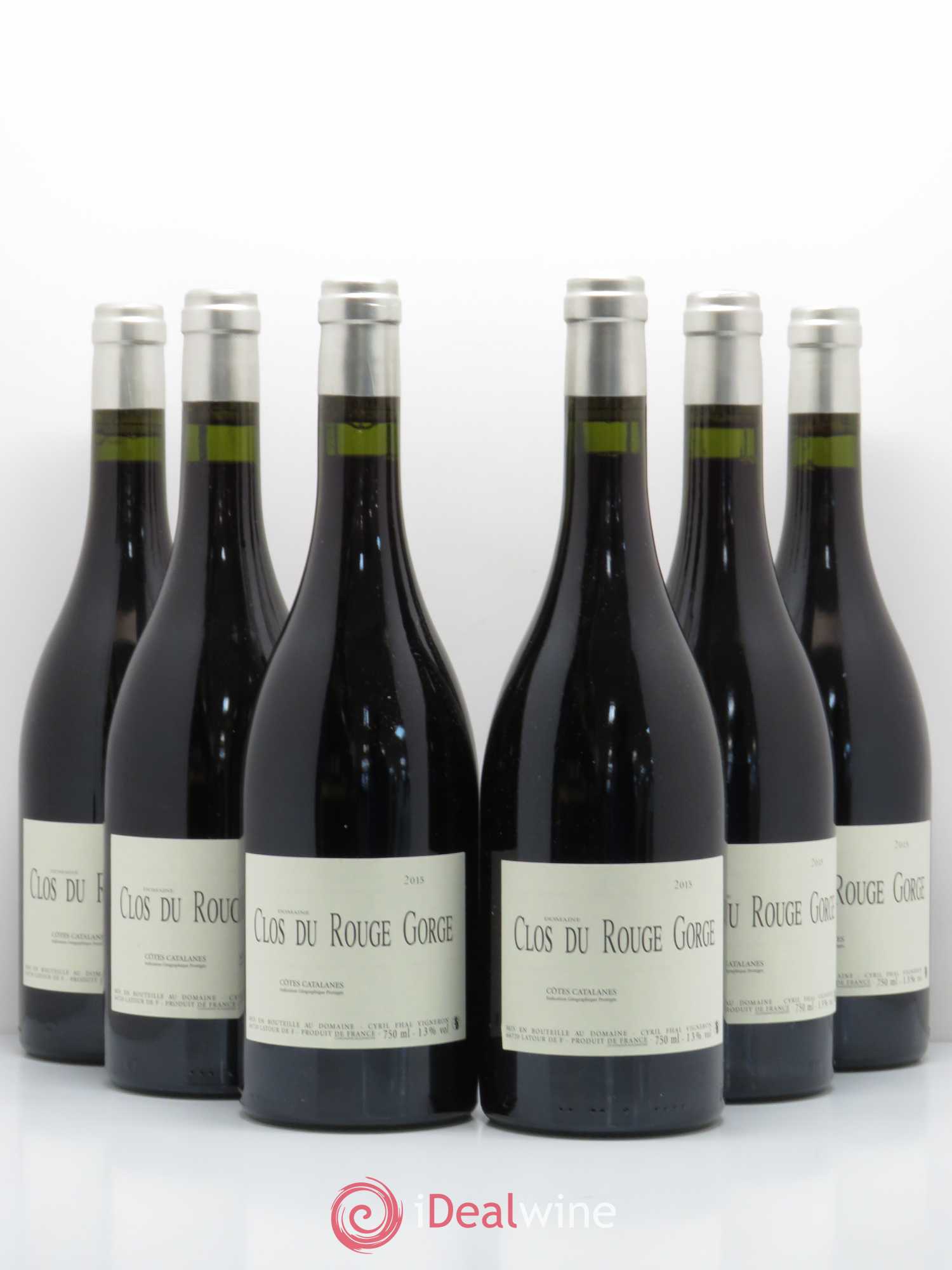 Côtes Catalanes (VDP des Côtes Catalanes) Clos du Rouge Gorge 2015 - Lot de 6 bouteilles - 0