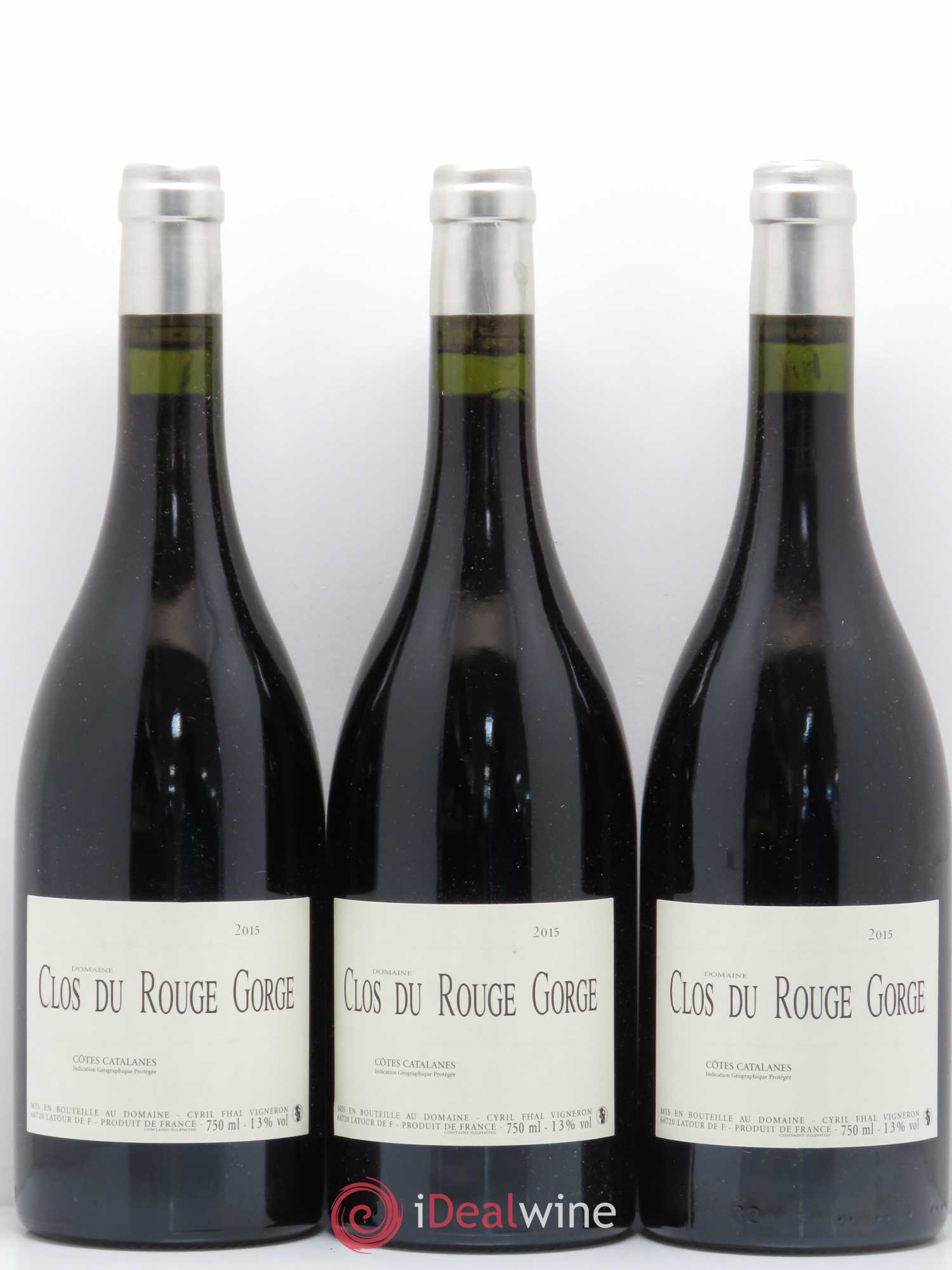 Côtes Catalanes (VDP des Côtes Catalanes) Clos du Rouge Gorge 2015 - Lot de 6 bouteilles - 1